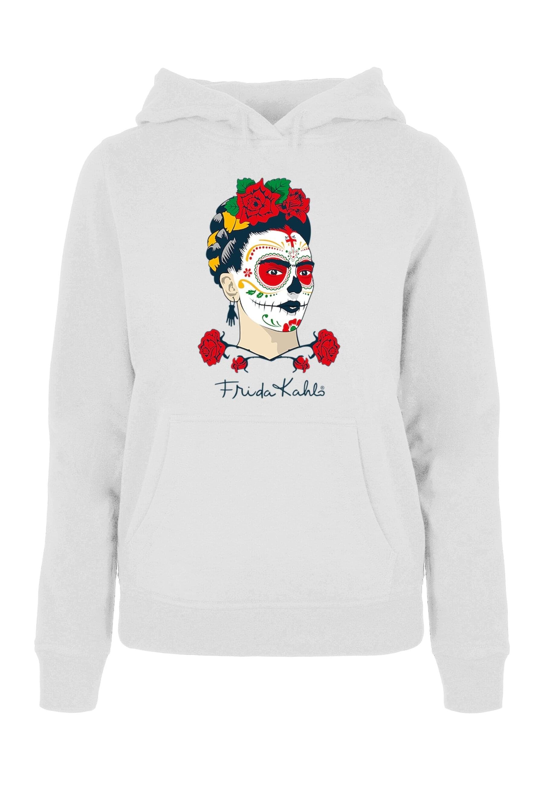 Merchcode Kahlo (1-tlg) Hoody muertos los de Damen Ladies Kapuzenpullover Dia Frida -