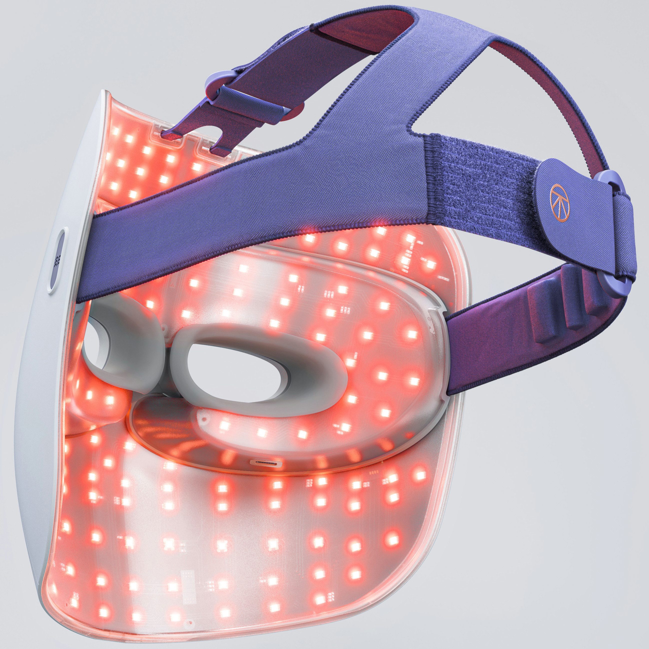 Therabody LED-Gesichtsmaske TheraFace Mask Glo LED-Hautpflegemaske mit Massagefunktion, Verbesserung der Hautstruktur, klinisch erwiesene Vorteile