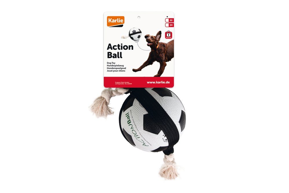 Karlie Tierball Karlie ACTION BALL Fußball Größe: 12,5 cm