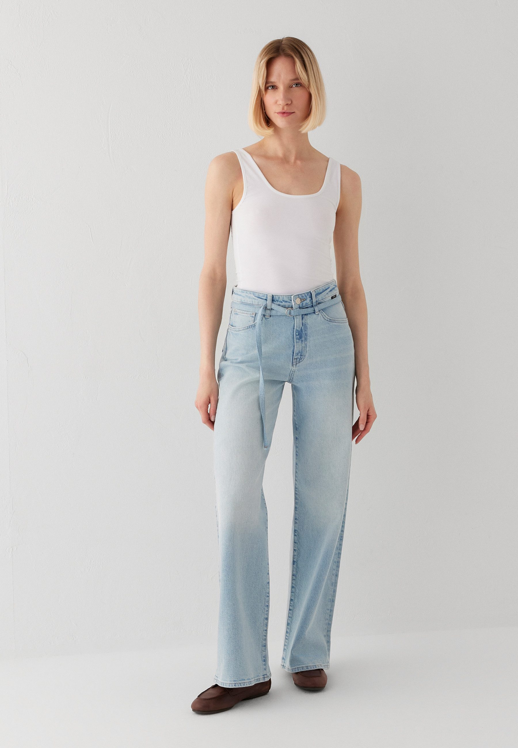 Weite Jeans MALIBU W/Belt