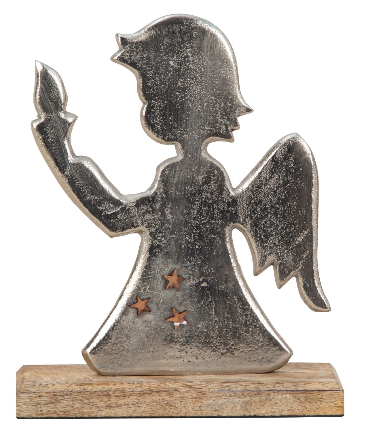 LB H&F Lilienburg Kerzenhalter Kerzenhalter Tischdeko Weihnachten Advent Engel silber ALU (Kerzenhalter - Kerzenständer - Tischdeko - Teelichtschale - Weihnachtsdeko - Kerzenleuchter - Weihnachten - Herbst - Advent - Schutzengel - Weihnachtsengel - - Idee - Kerzenschale - Dekofigur - Teelichthalter - Windlicht - Windlichthalter -edel - modern - Design - Scandi - Hygge - Deko - Wohnzimmer - Schlafzimmer - Vintage - Landhaus - Dekoengel - Engelsfigur, Dekoration - Metall - ALU silber - Engel - Geschenk), Weihnachtsdeko, Teelichthalter, Geschenk, Schutzengel, Dekofigur
