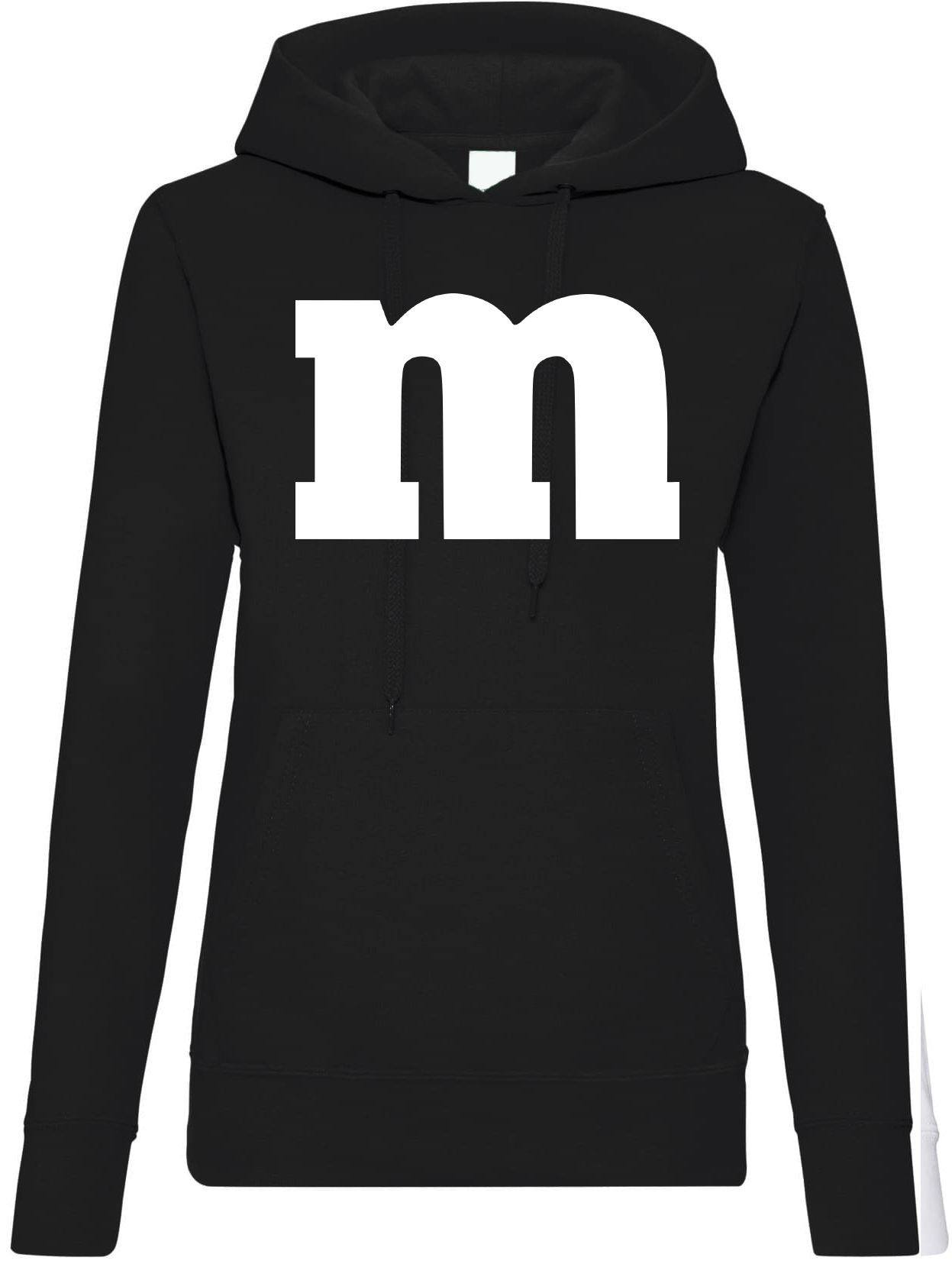 Kapuzenpullover Team M Damen Hoodie Fun Pullover Gruppen Fasching Karneval Kostüm