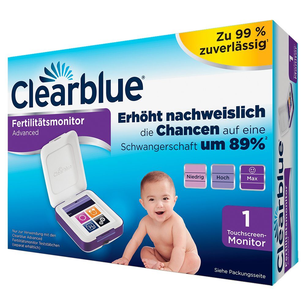 Clearblue Ovulationstest Clearblue ADVANCED Fertilitätsmonitor, Nr.1 die von Gynäkologen