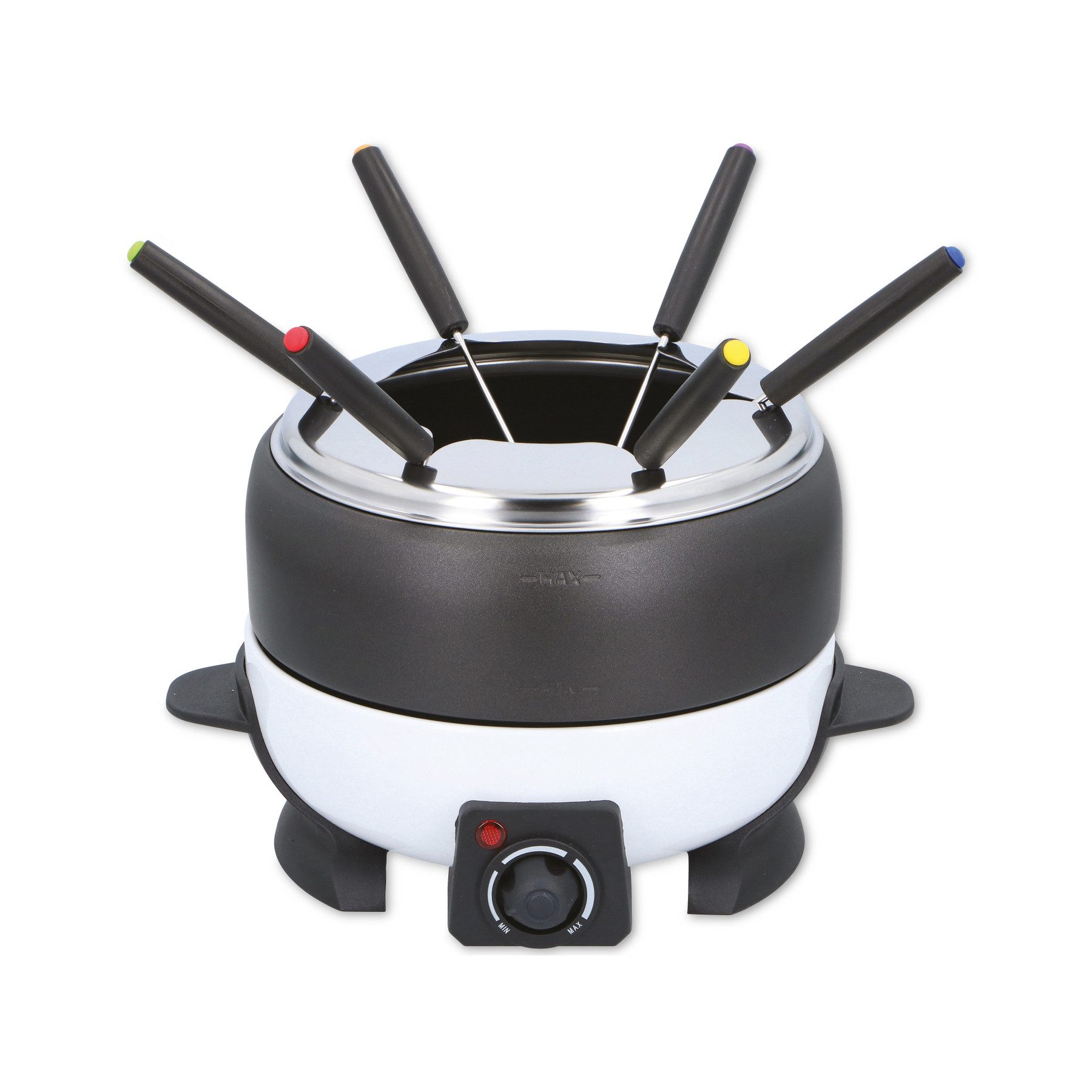 Cuisinier Deluxe Elektro-Fondue CUISINIER DELUXE Fondue-Set schwarz, 800 W