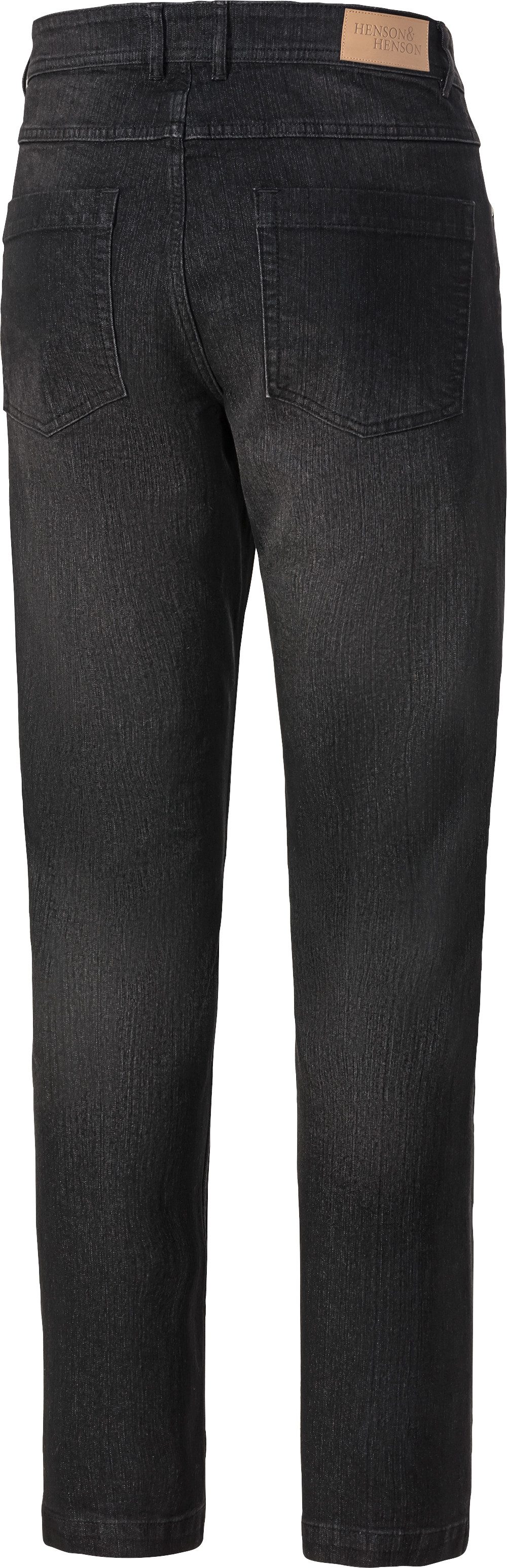 HENSON&HENSON Stretch-Jeans (Set, 2er-Pack) aus strapazierfähigem 12 oz Denim