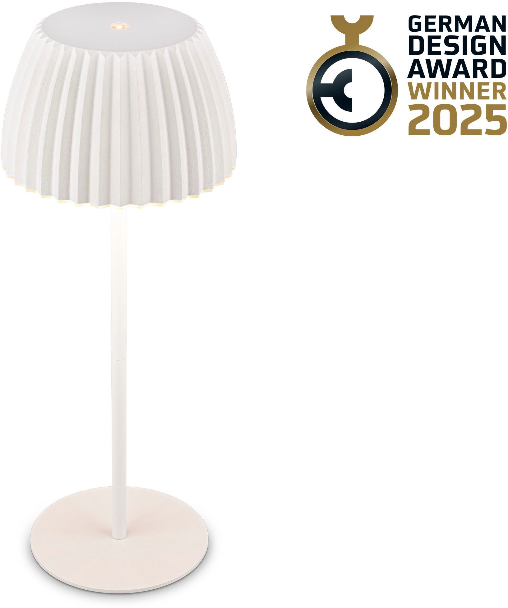 Briloner Leuchten LED Tischleuchte Akku LED Tischleuchte, LED fest integriert