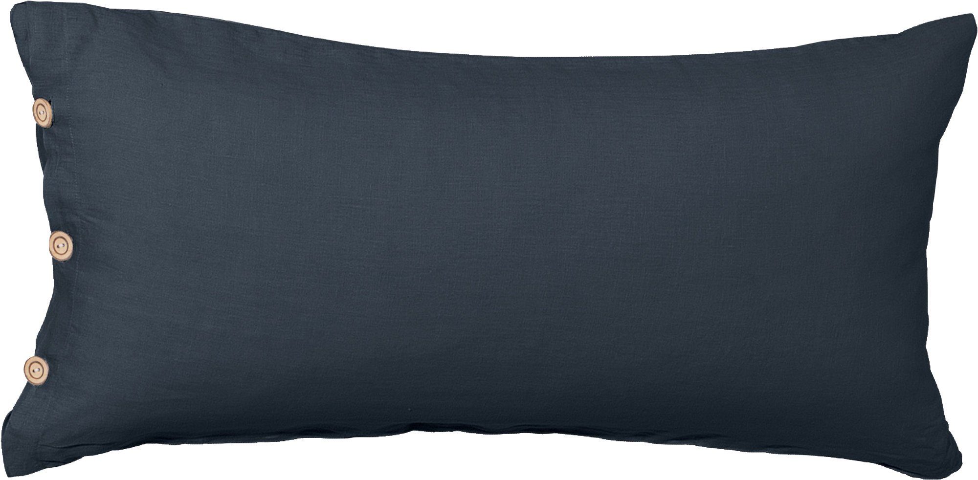 Erwin Müller Kissenbezüge Kissenbezug, (1 Stück), Halbleinen Uni