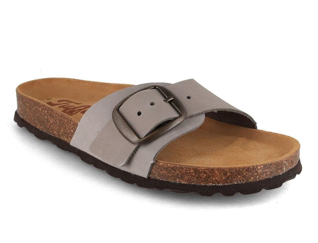 Damen Pantoletten Sandalen Fehmarn für schmale Füße Hausschuh