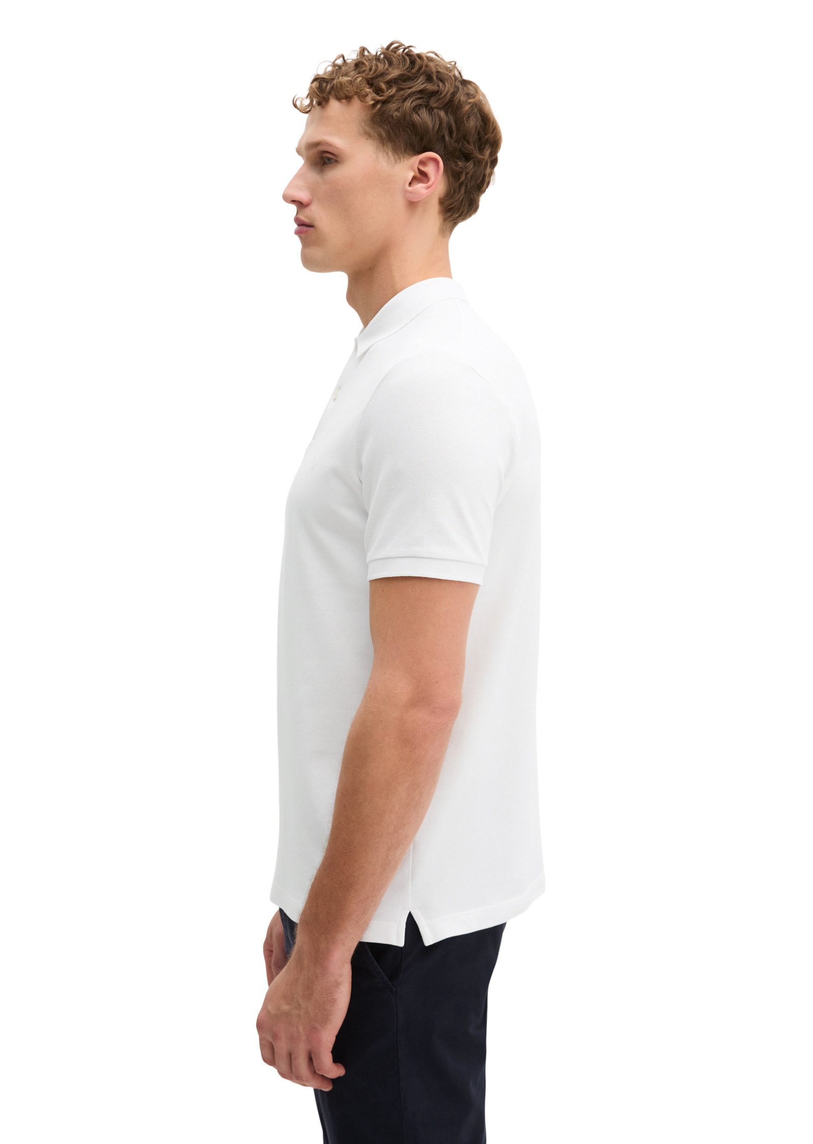 Marc O'Polo Poloshirt aus Organic Cotton-Stretch