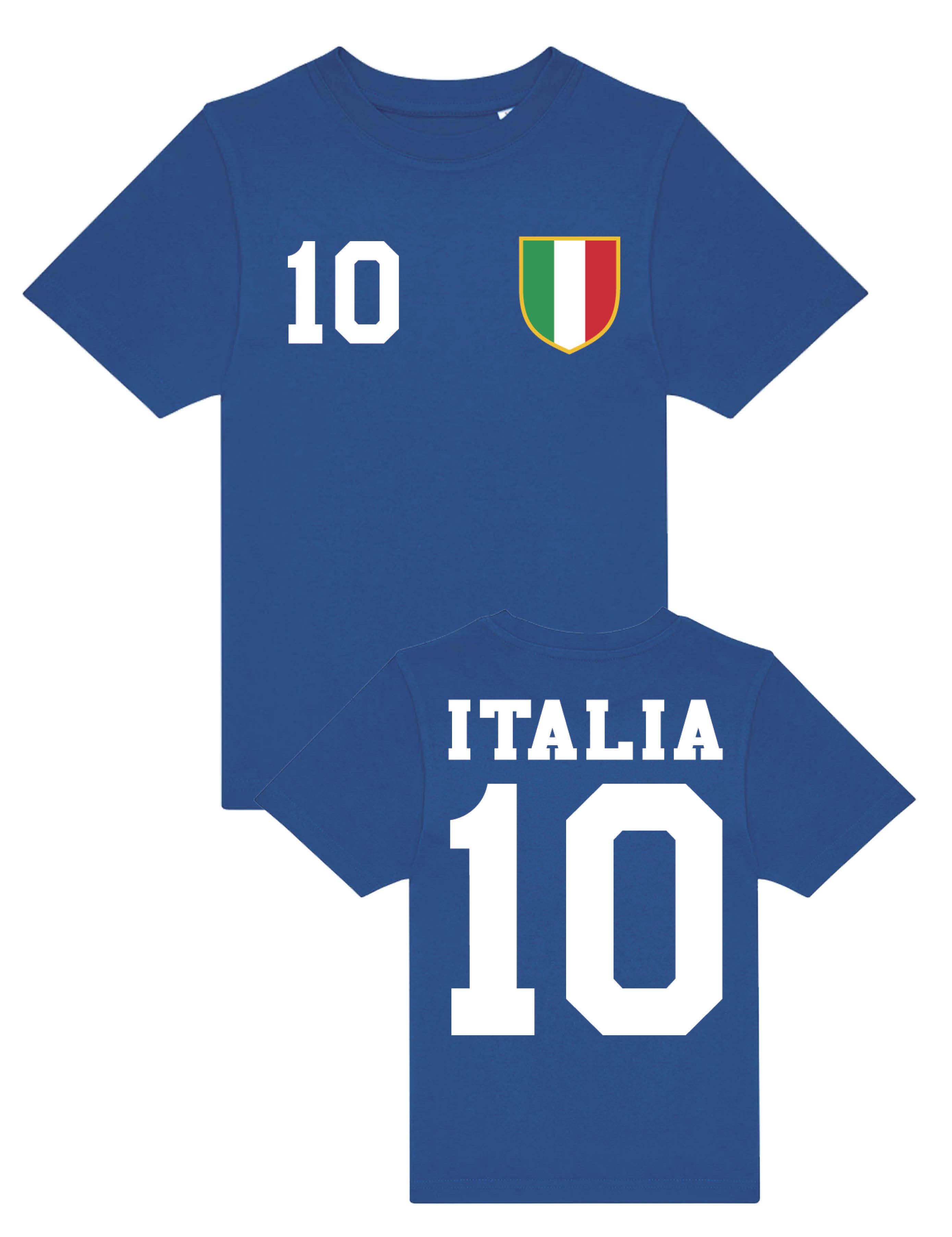 Youth Designz T-Shirt Italien Kinder T-Shirt im Fußball Trikot Look mit trendigem Motiv