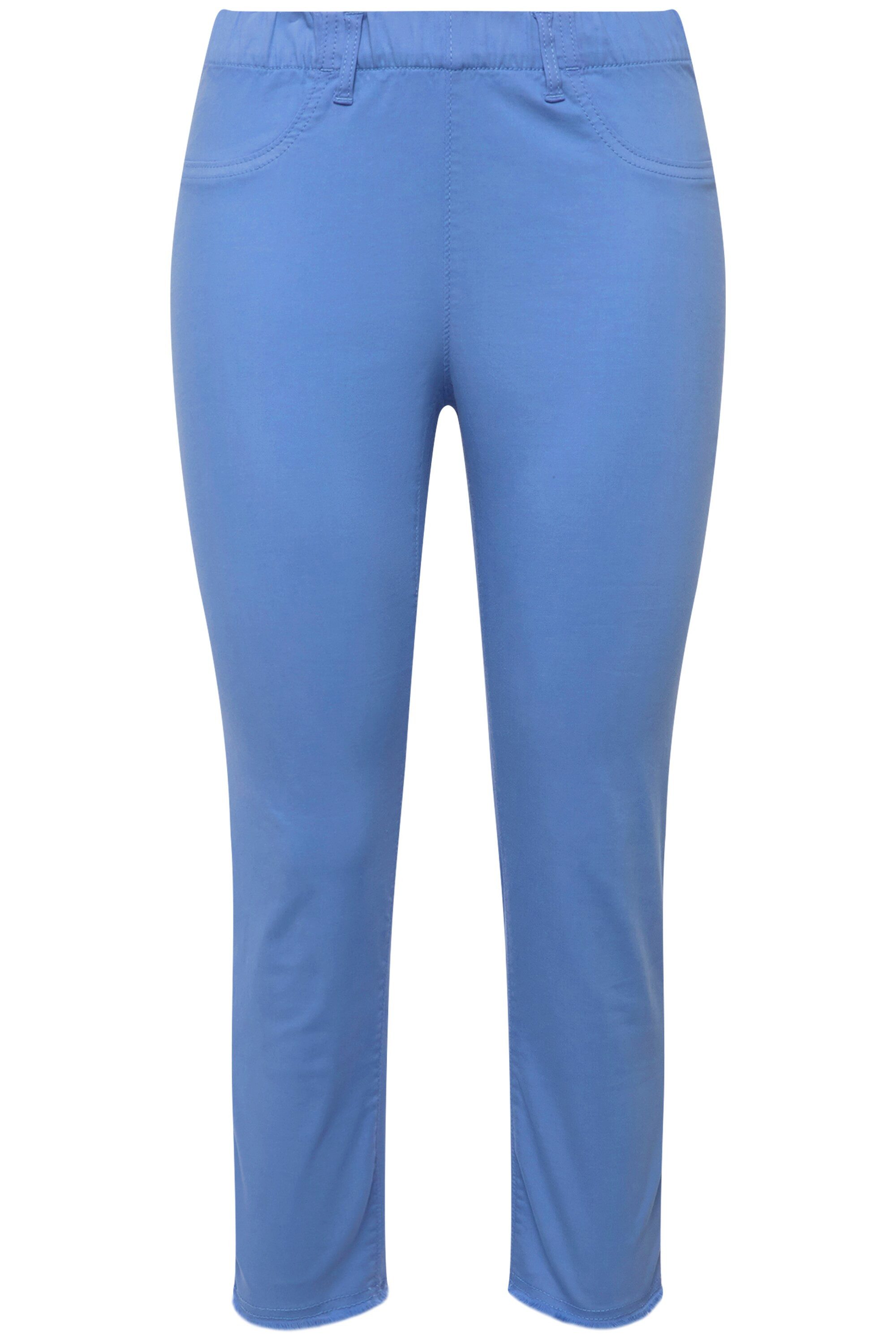 Ulla Popken 7/8-Hose 7/8-Hose Sienna Fransensaum günstig online kaufen