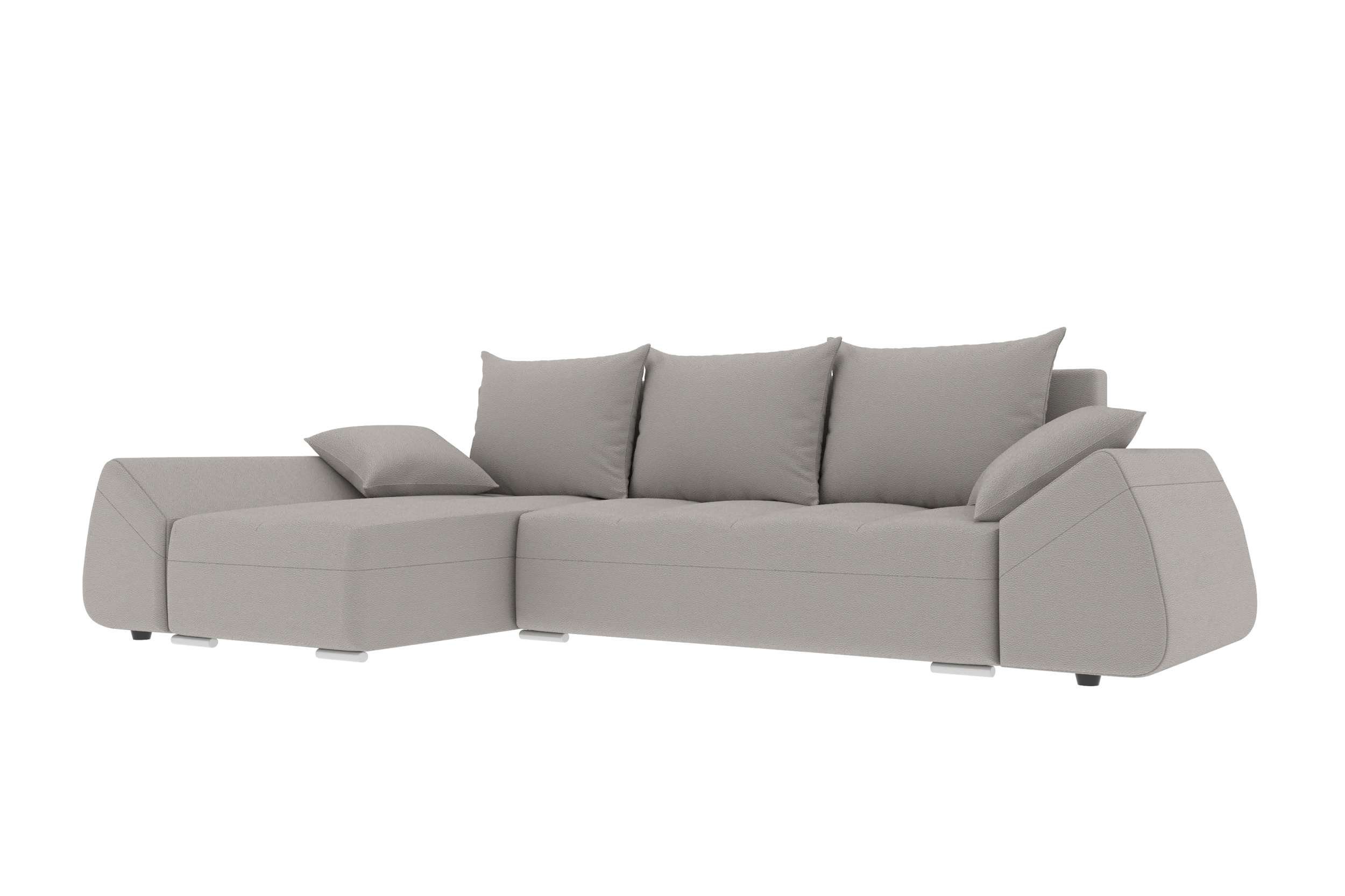 Stylefy Ecksofa Sofa, Bettkasten, Eckcouch, Bettfunktion, L-Form, Modern Sitzkomfort, Sienna, mit Design mit