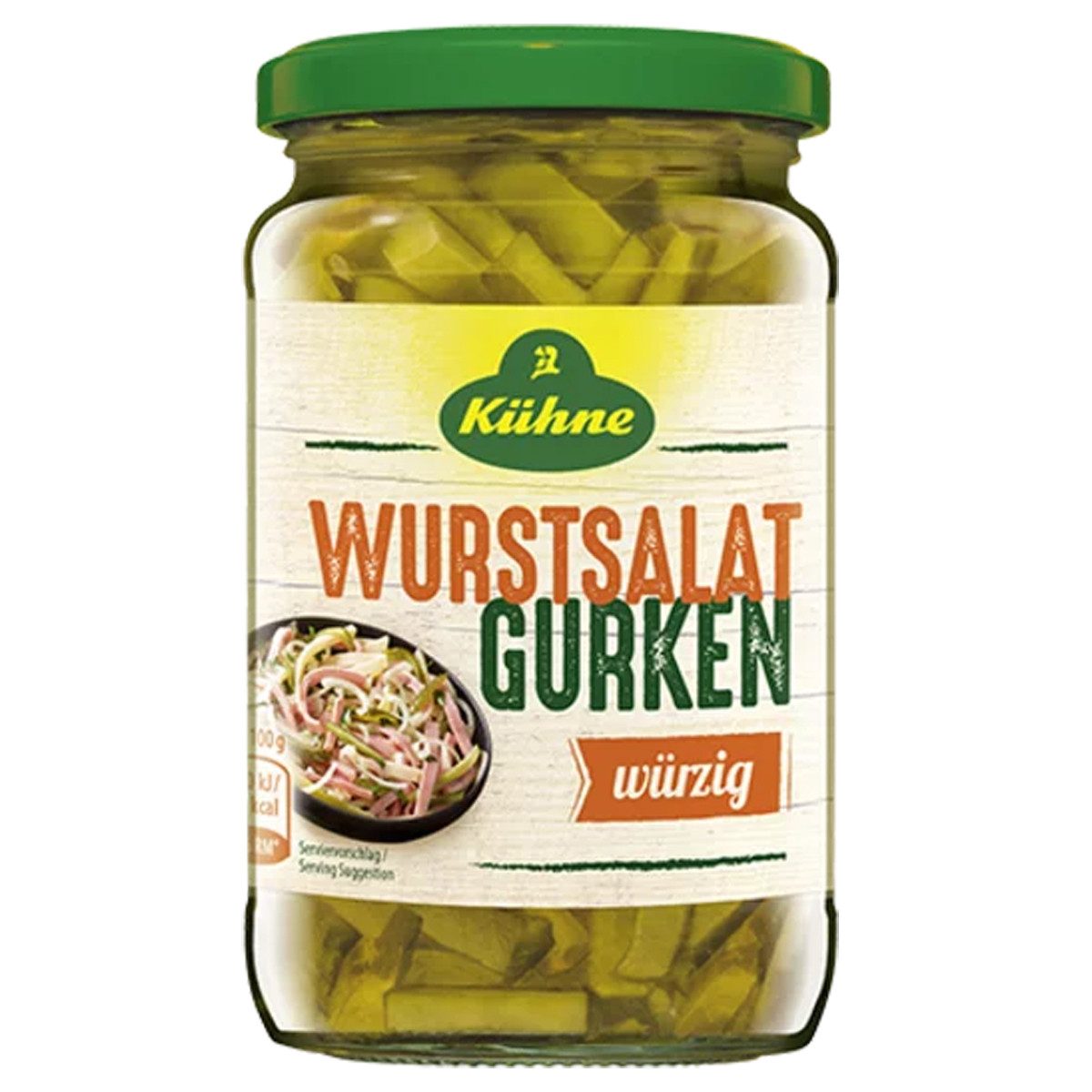 Kühne Gemüsekonserve, Kühne Wurstsalat Gurken 330g