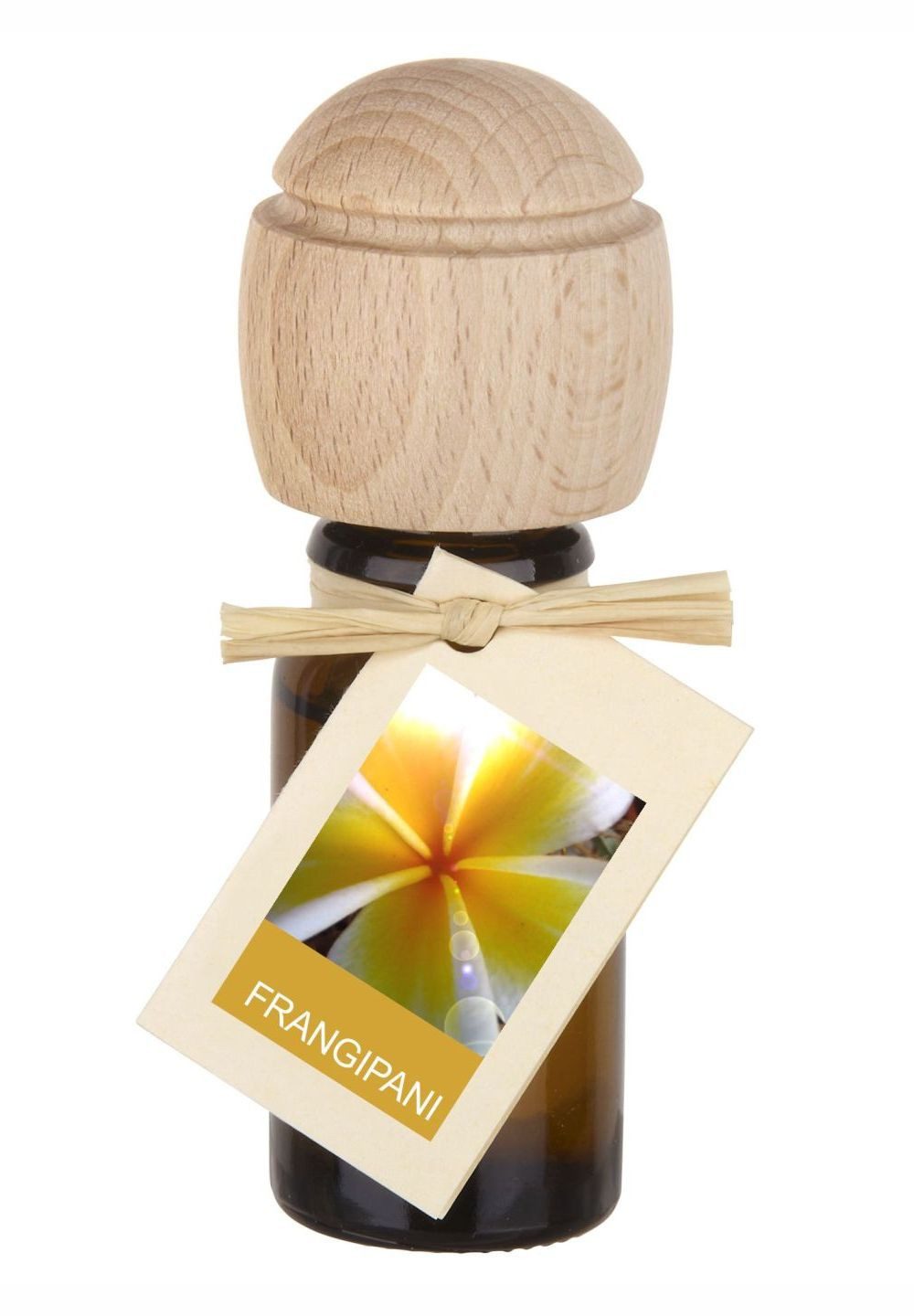 Traumduft-Manufaktur Duftöl Frangipani (1-St), Piccolino Duftöl Raumduft mit Buchenholzkopf Naturöl 10 ml