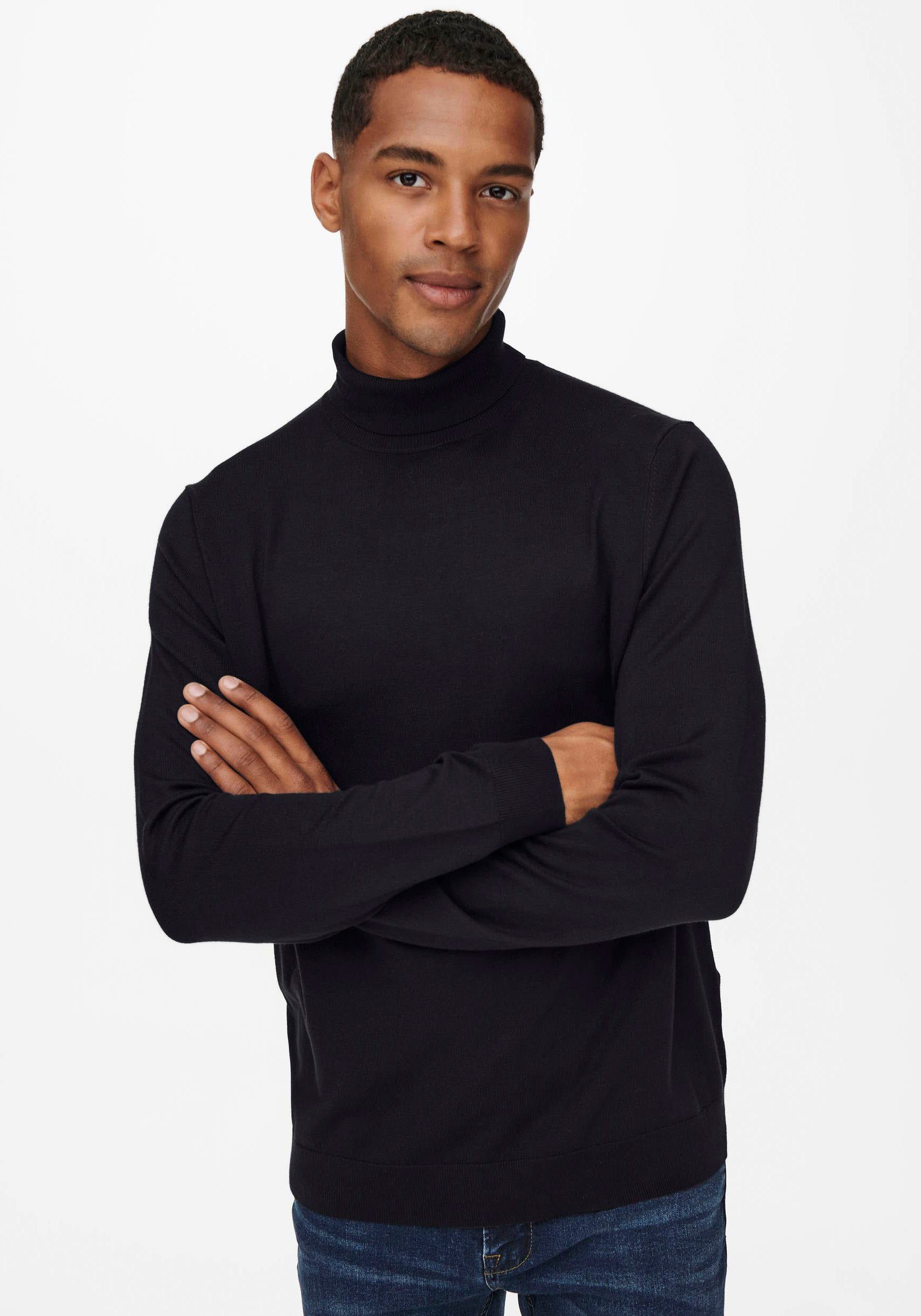 ONLY & SONS Rollkragenpullover ONSWYLER LIFE REG ROLL NECK KNIT NOOS