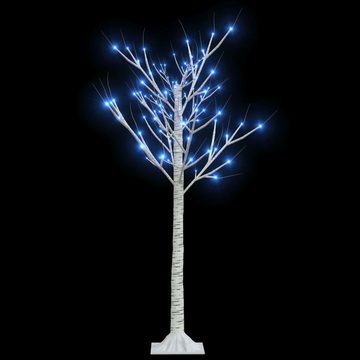 vidaXL Künstlicher Weihnachtsbaum Weihnachtsbaum 120 LEDs 1,2 m Blau Weide Indoor Outdoor