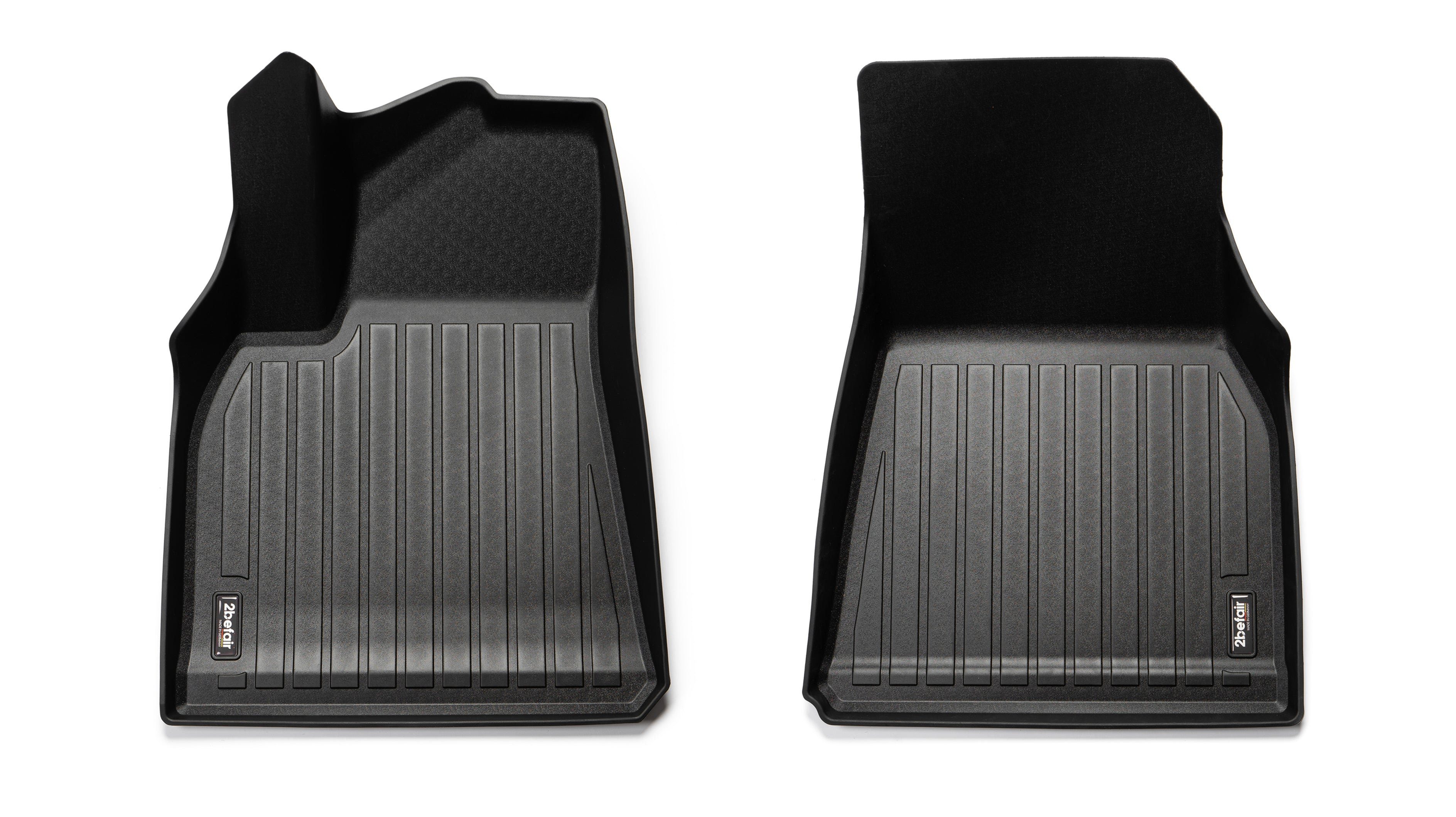 2befair Auto-Fußmatte Gummimatten Fußraum Y, Model für Tesla Tesla vorne das für