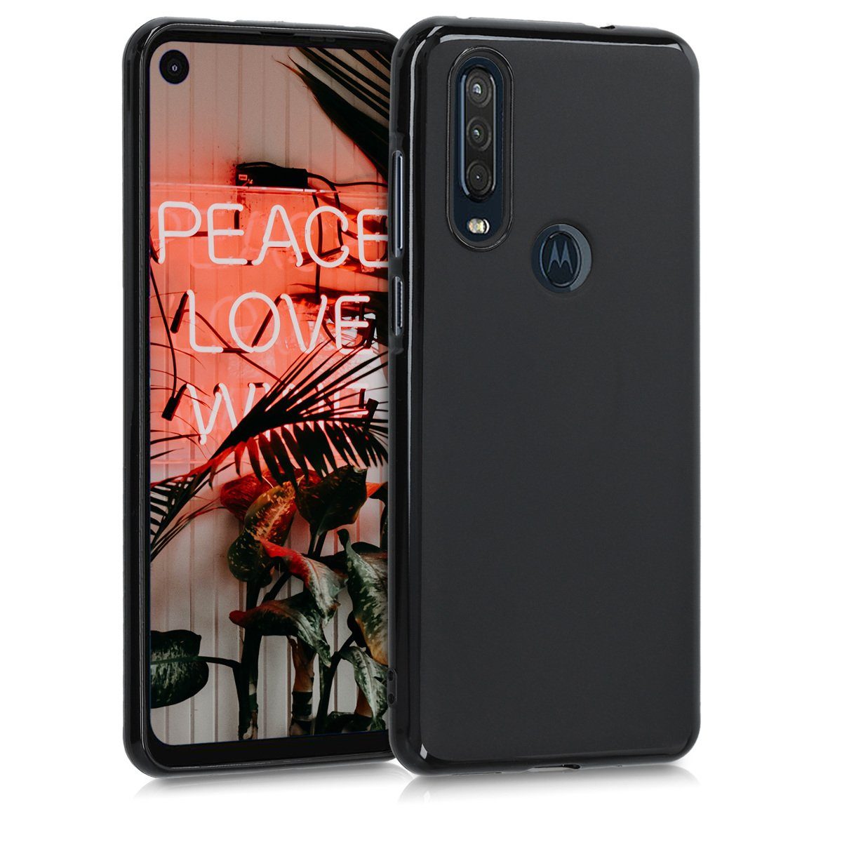 kwmobile Handyhülle Hülle für Motorola One Action, Hülle Silikon - Soft Handyhülle - Handy Case Cover