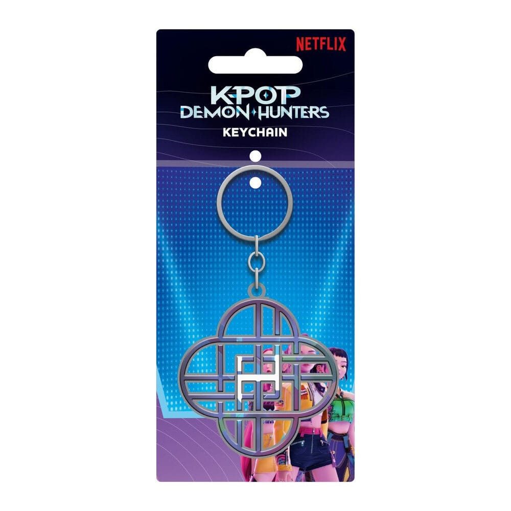 Schlüsselanhänger KPop Demon Hunters Metall Schlüsselanhänger Huntrix