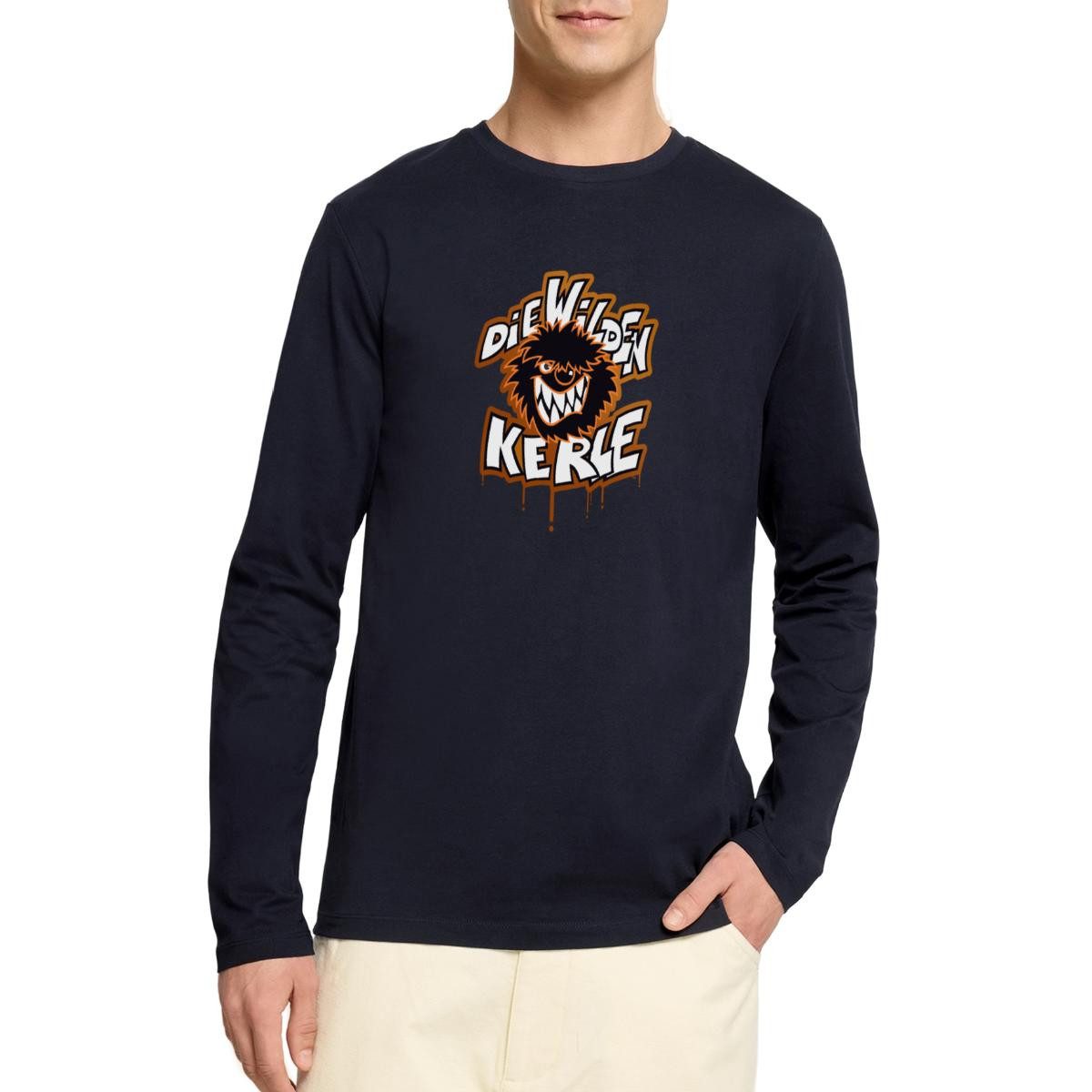 T-Shirt Die Wilden Kerle Logo Tropfen Graffiti Premium Langarmshirt Herren