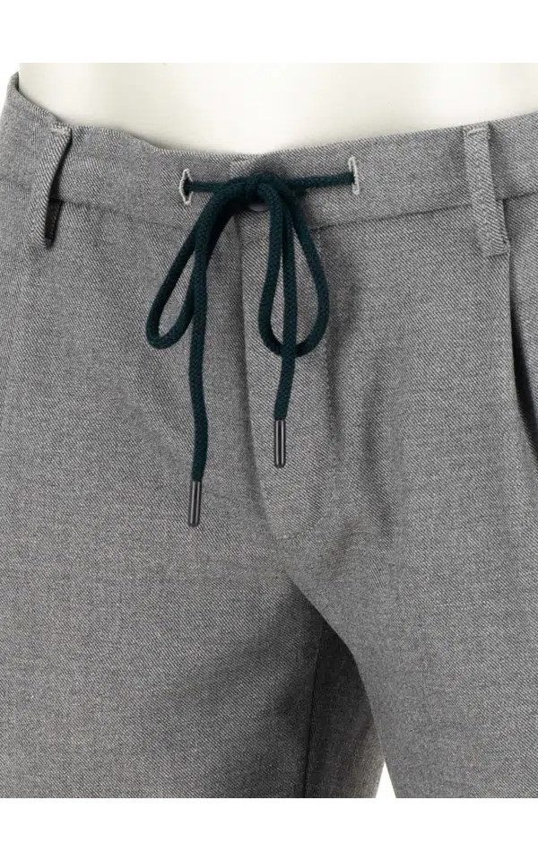 Alberto Stoffhose BARISTA - Flannel Look