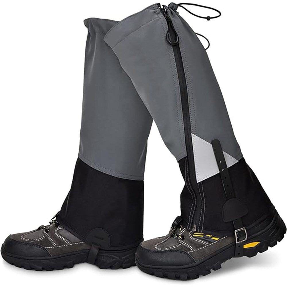 Coonoor Gamaschen Wasserdicht, zum Schutz von Hose und Schuhe, Skifahren Unisex, Rad- und Bergschienbeinschützer für Regen- und Insektenschutz.