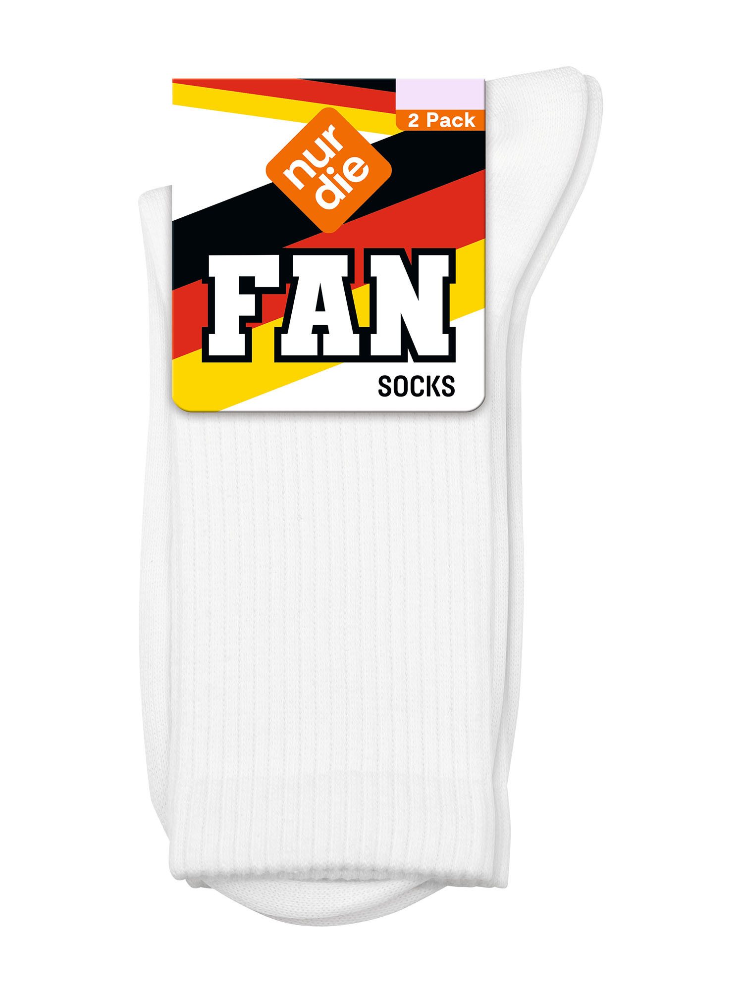 Nur Die Sportsocken Fan (2-Paar) Laufsocken, Trainingssocken, Fitnesssocken