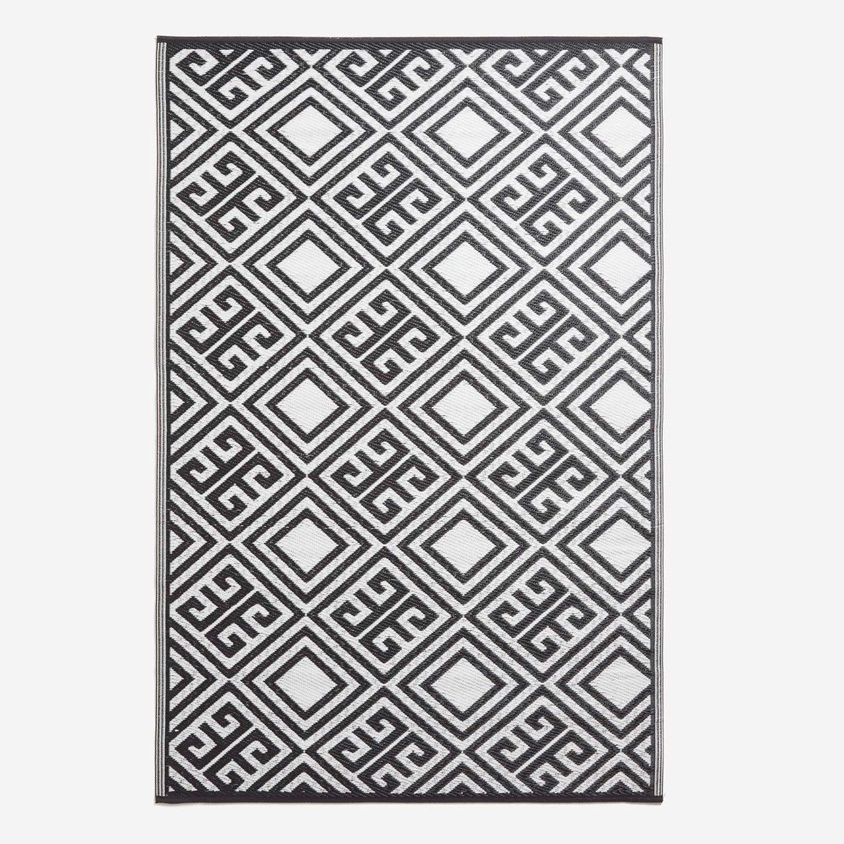 Outdoorteppich Wetterfester Teppich mit geometrischem Muster, 119.5cm x 186cm