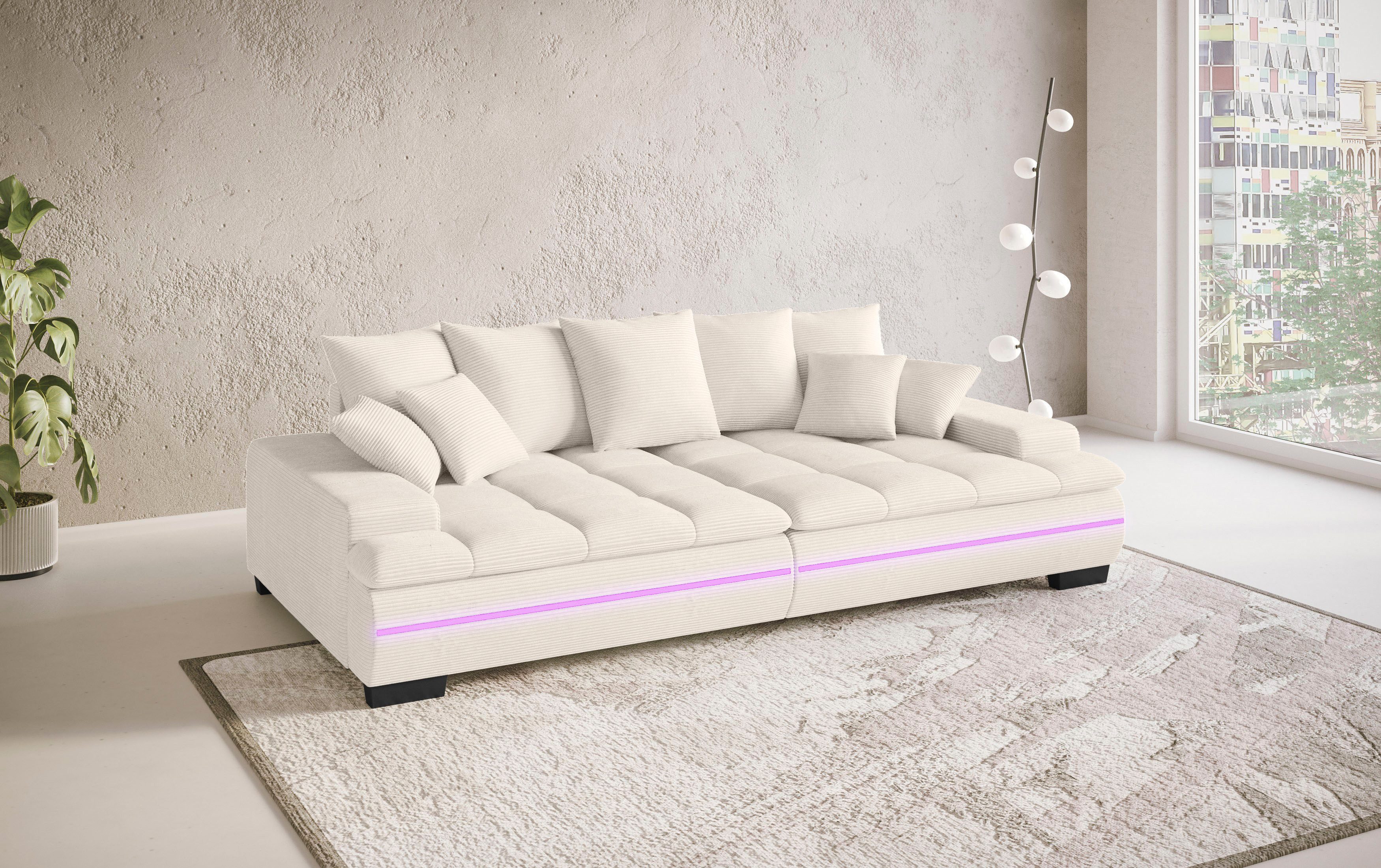 Mr. Couch Big-Sofa Haiti II RGB-LED, günstig online kaufen