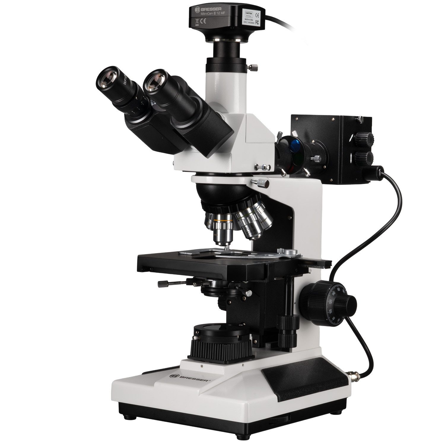 BRESSER BRESSER Science ADL 601 P 50-600x Mikroskop mit MikroCamII 5MP HIS Mi… Auf- und Durchlichtmikroskop