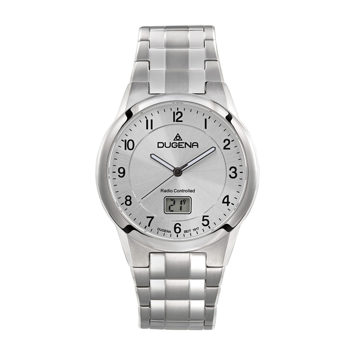 Dugena Quarzuhr Gent Funk 4461127, Titan, günstig online kaufen