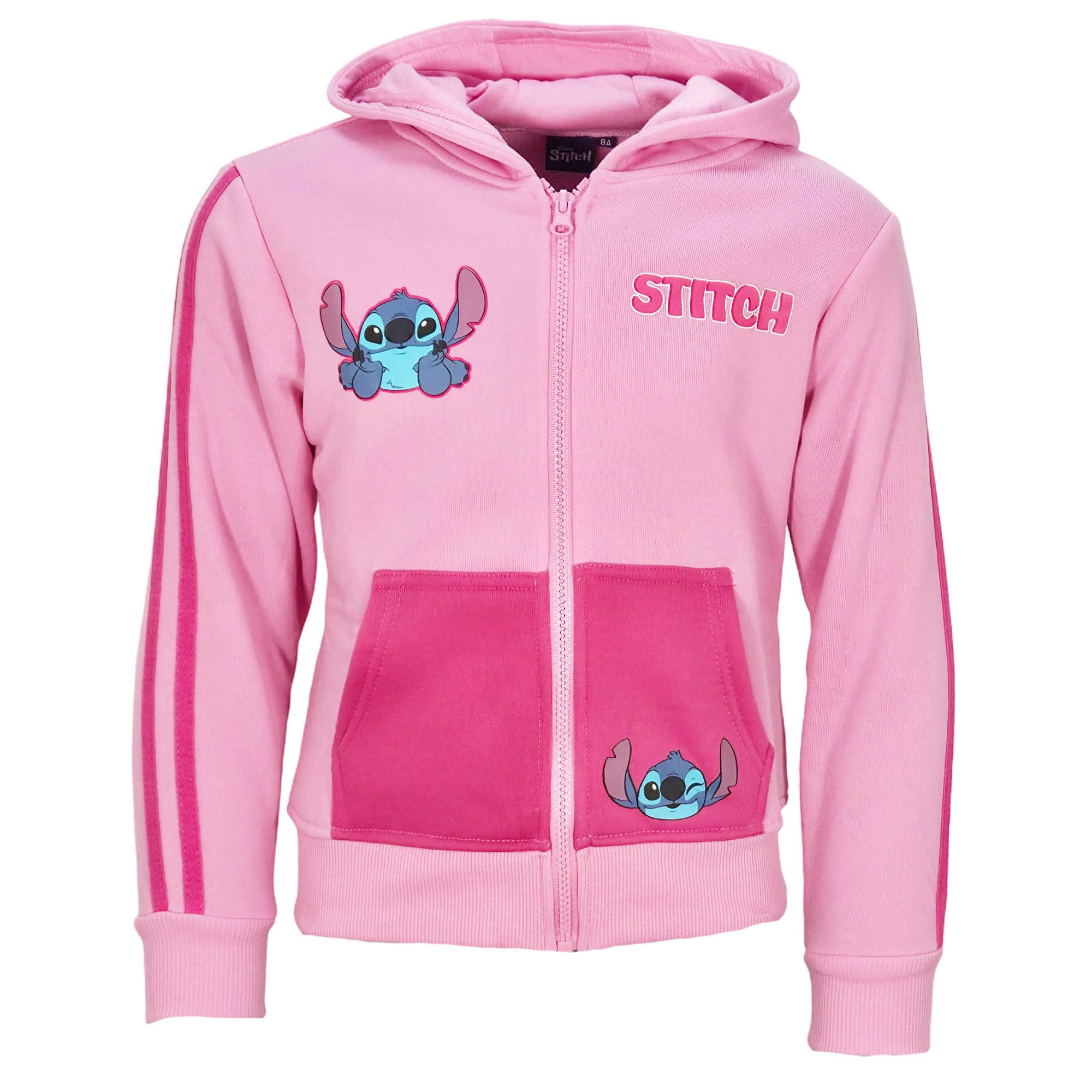 Kapuzenpullover Disney Lilo u Stitch Mädchen Reißverschluss Hoodie Pullover