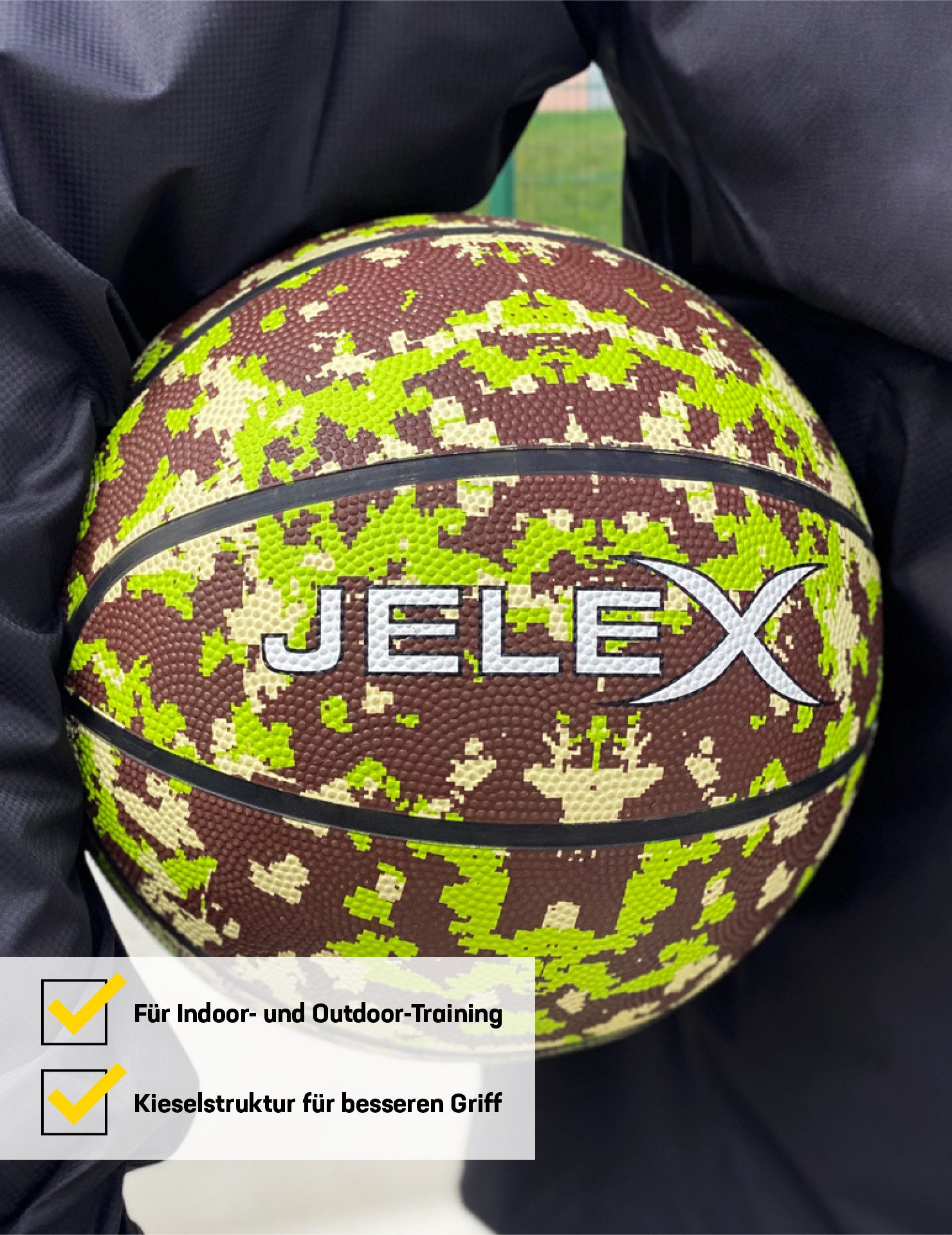 JELEX Basketball Sniper Basketball, Butylblase für hochwertige Formbeständigkeit