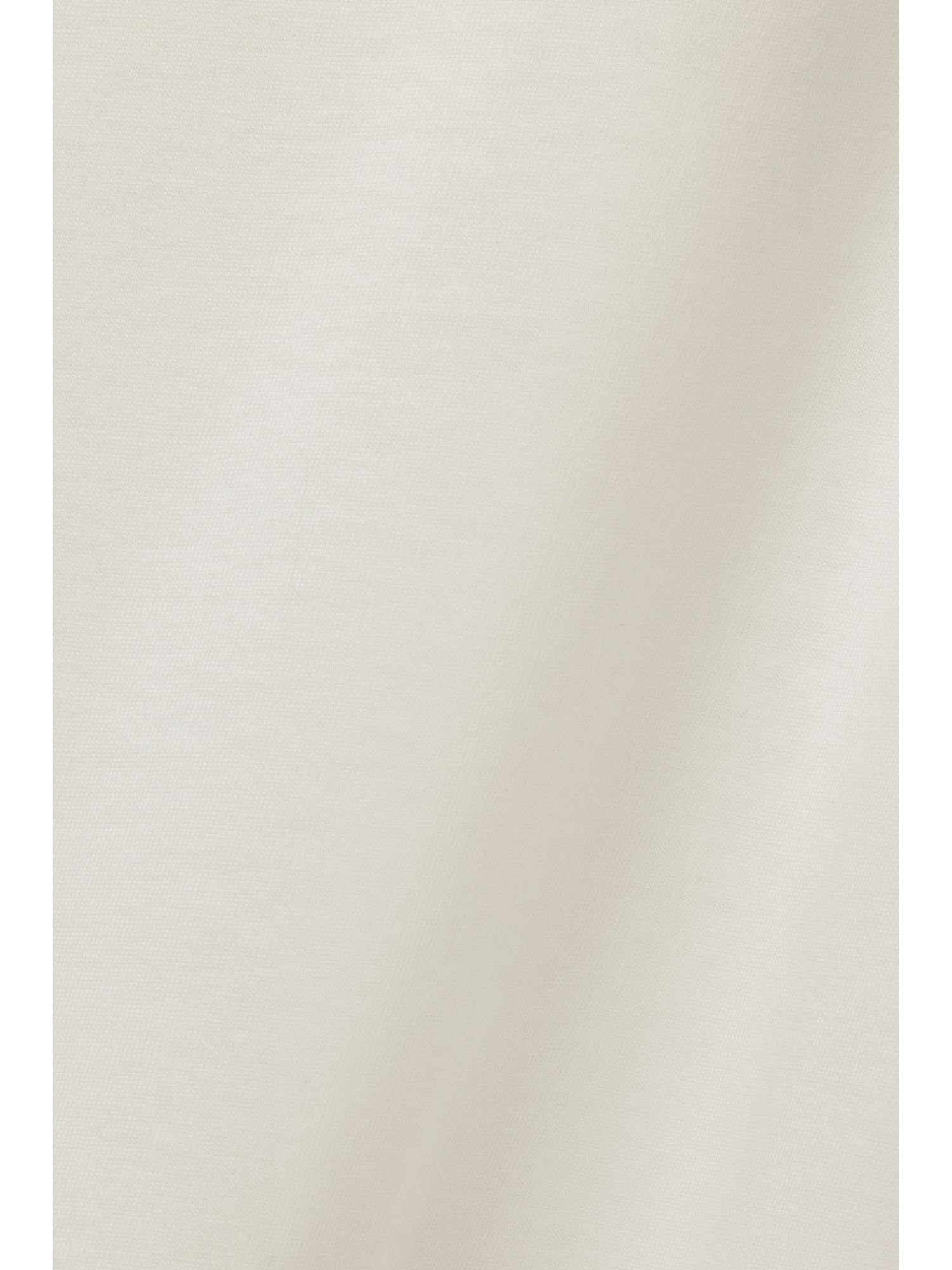 Baumwollfleece Jogginghose WHITE Logo-Sweathose Esprit aus OFF Unisex