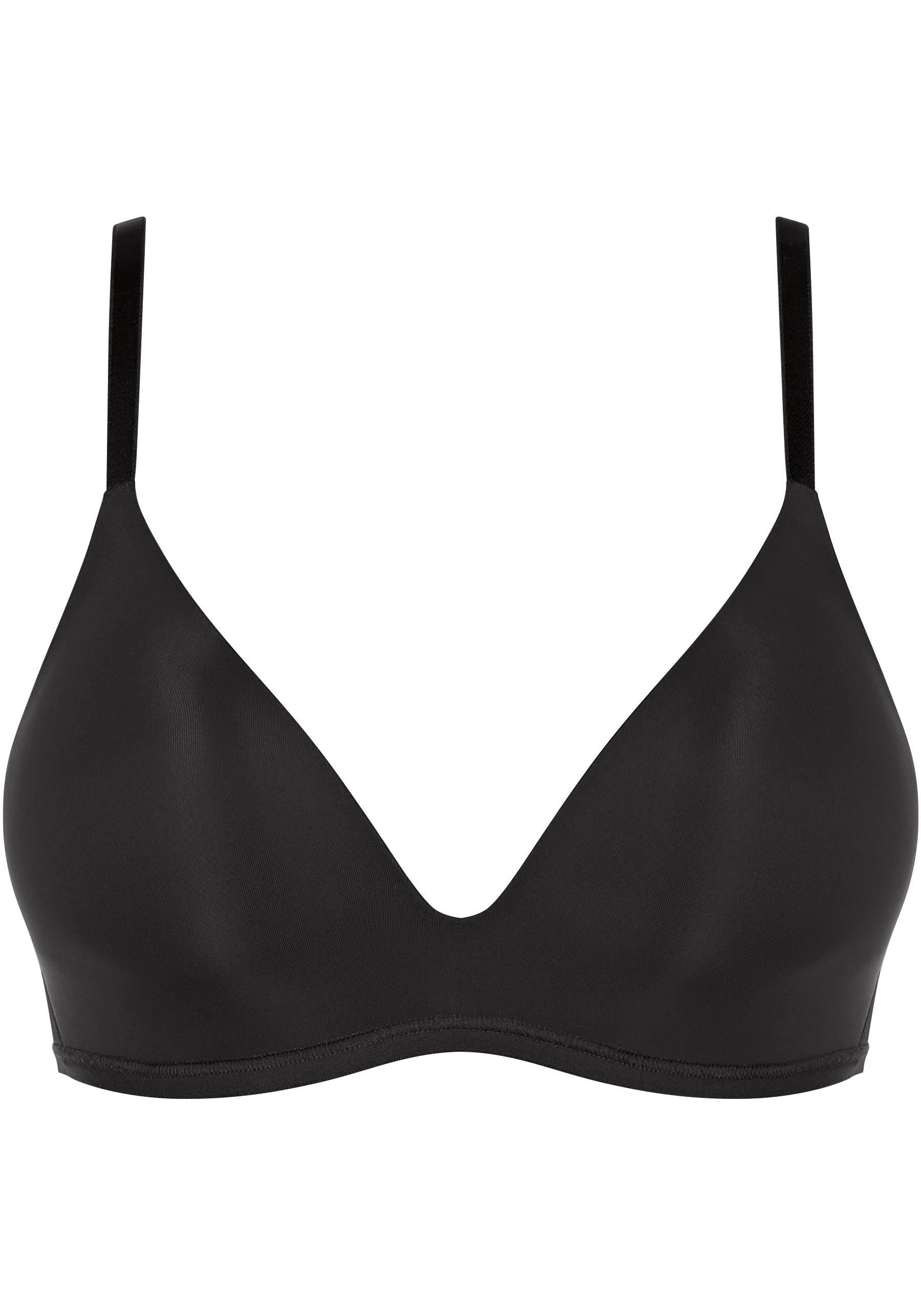 black Push-up-BH mit Multifunktionsträgern, Sloggi herausnehmbare Pads Soft ADAPT