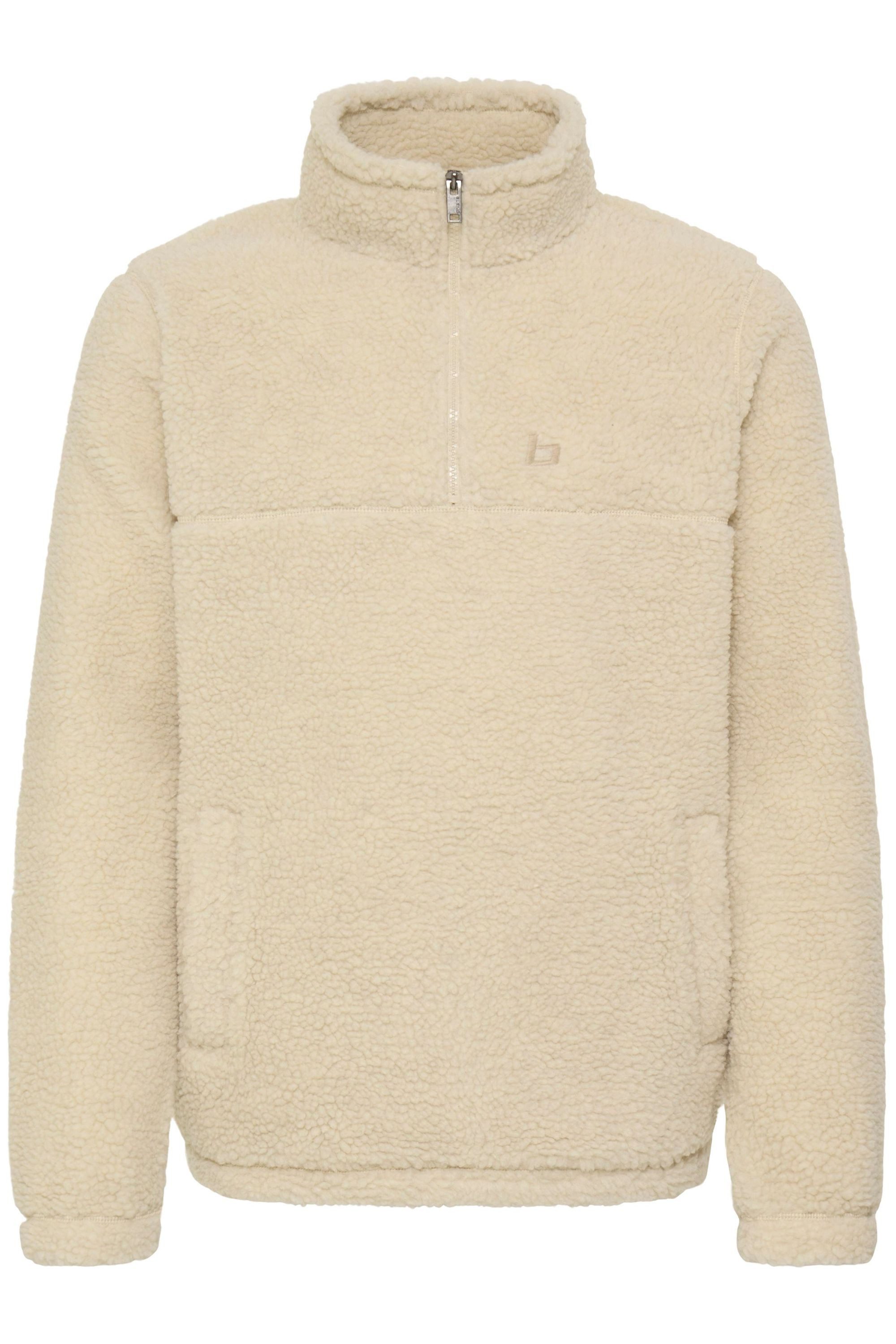 Blend Fleecepullover BHMTOTTEN Lässiger Troyer in Teddy-Optik günstig online kaufen