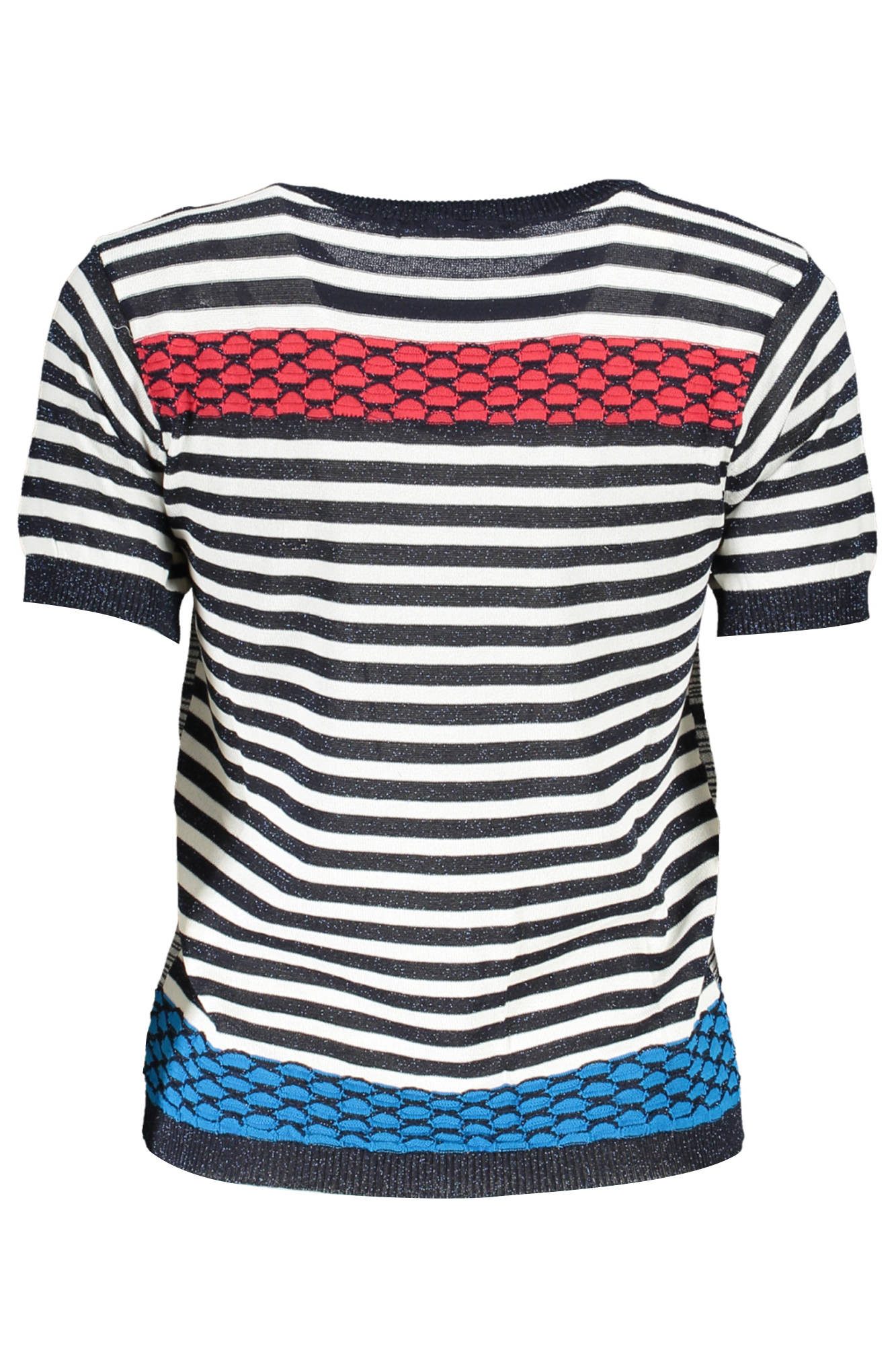 Desigual Strickpullover Stilvolles Damenpullover Blau mit Kontrastdetails u günstig online kaufen