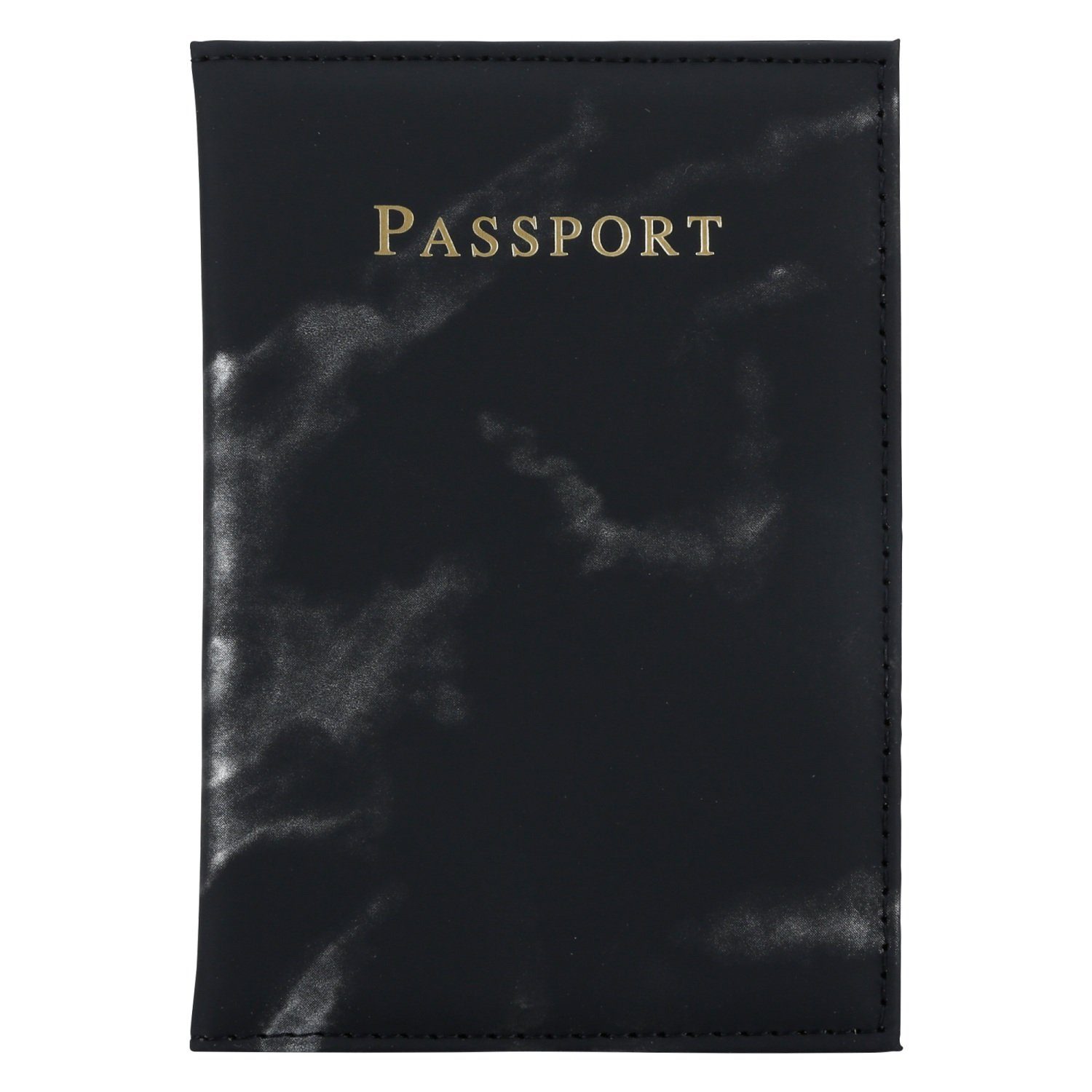 Cadorabo Handyhülle, Reisepass Hülle - Karten Hülle aus Kunstleder - 2-teiliges Taschen Set