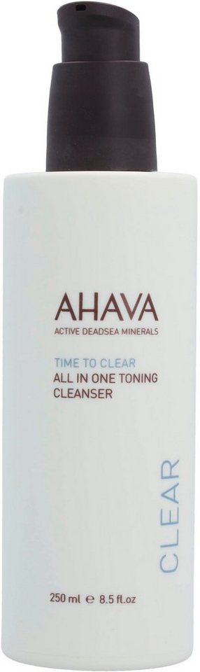AHAVA Gesichts-Reinigungslotion Time To Clear All In One Toning Cleanser,  Für empfindliche Haut geeignet