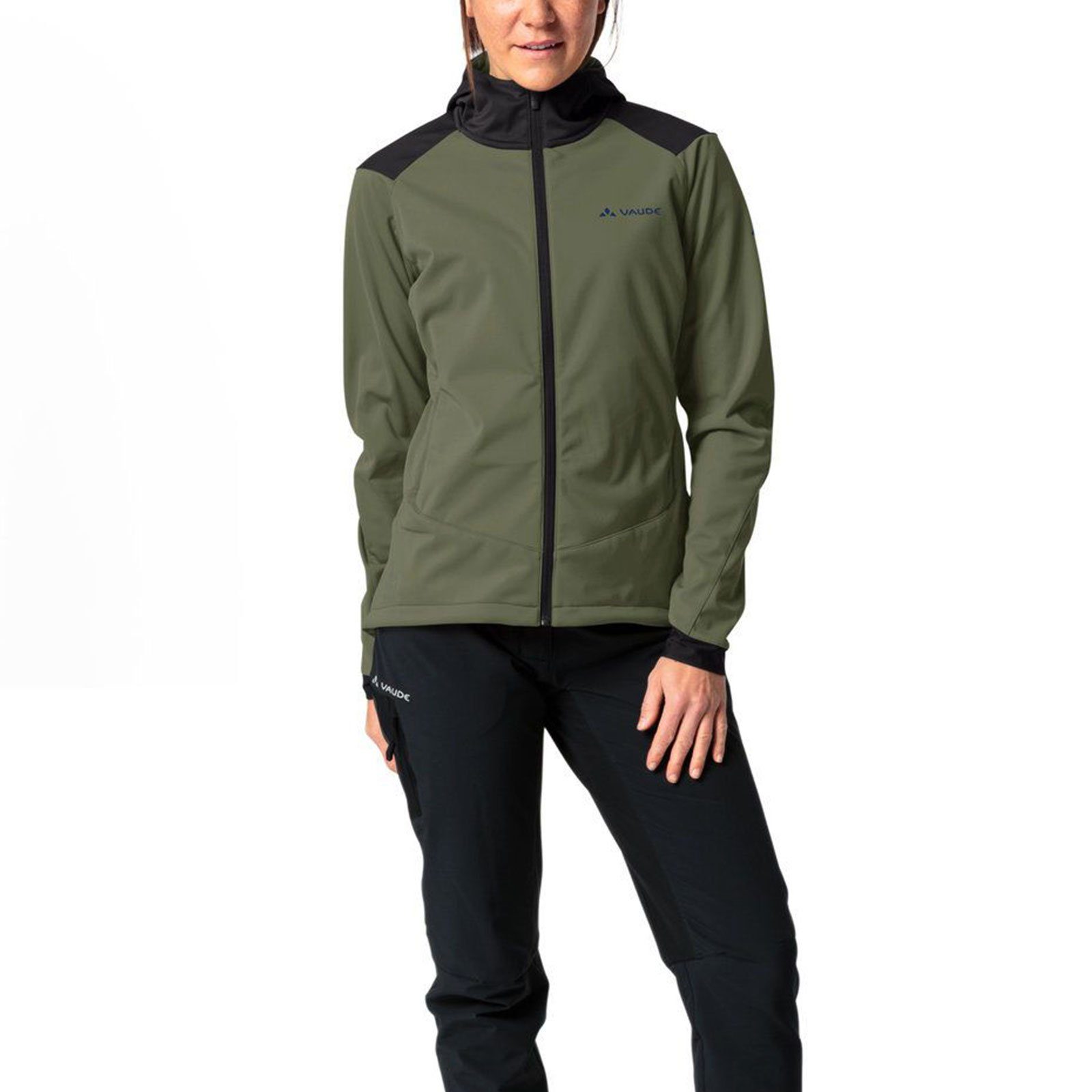 VAUDE Softshelljacke Women´s Qimsa Softshell Jacket mit reflektierenden Elementen