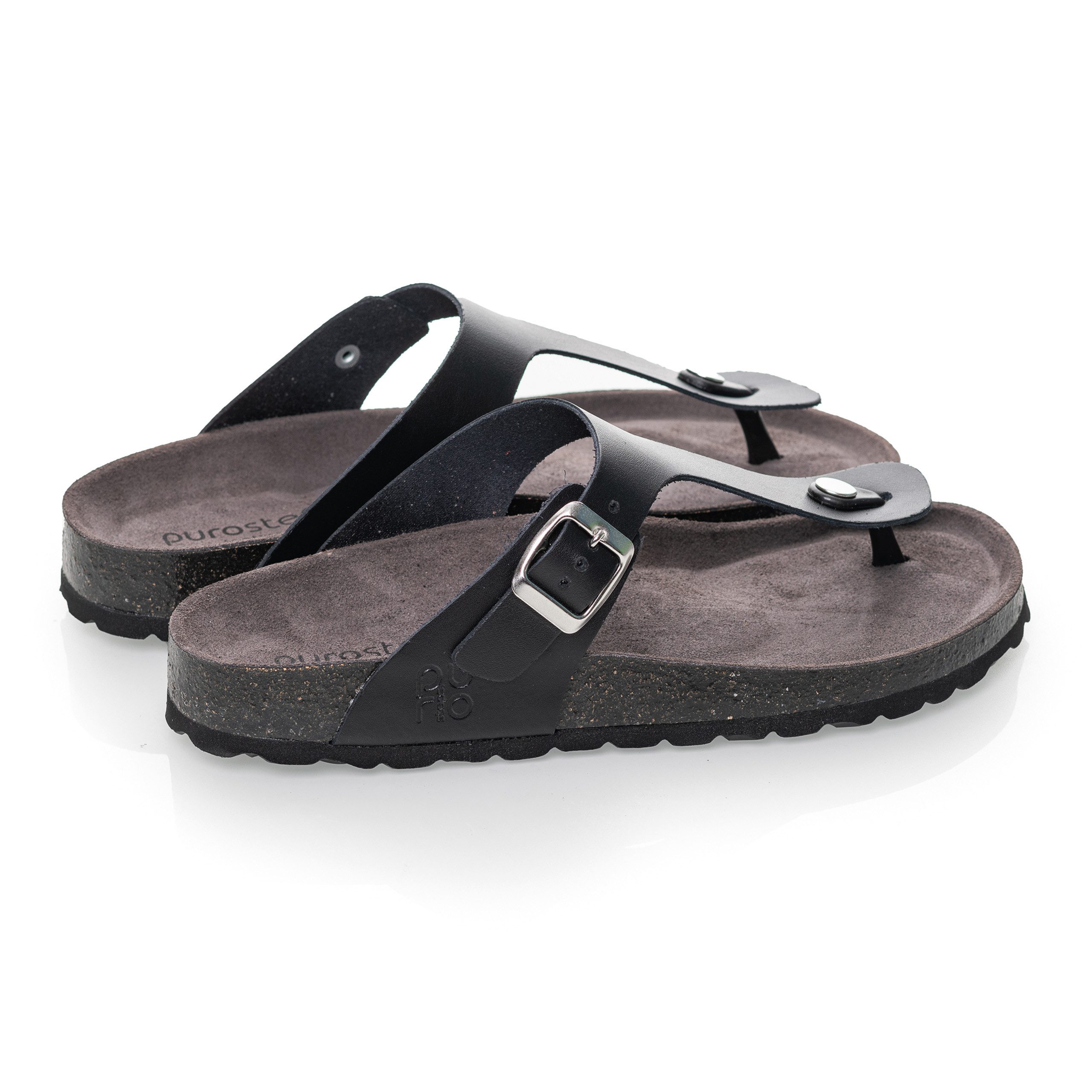 purosteps Marbella-Eco 14943-schwarz-grau Sandale