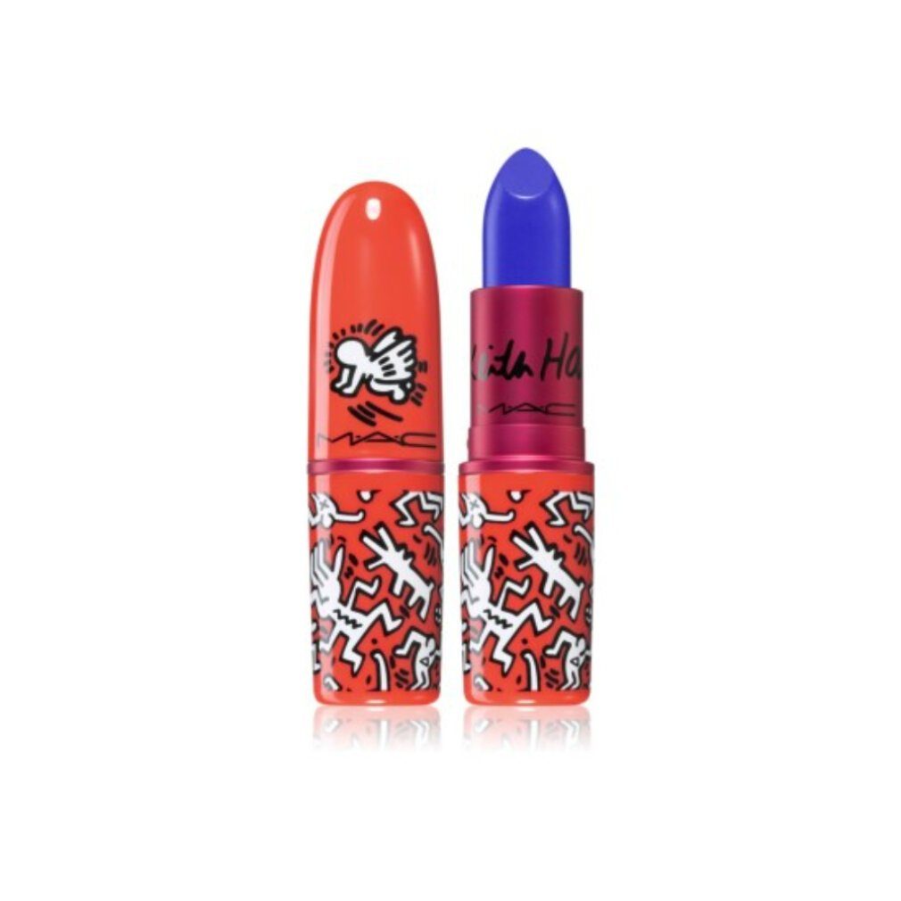 MAC Lippenstift Viva Glam X Keith Haring Long Lasting Lipstick Canal Blue 3 Gr