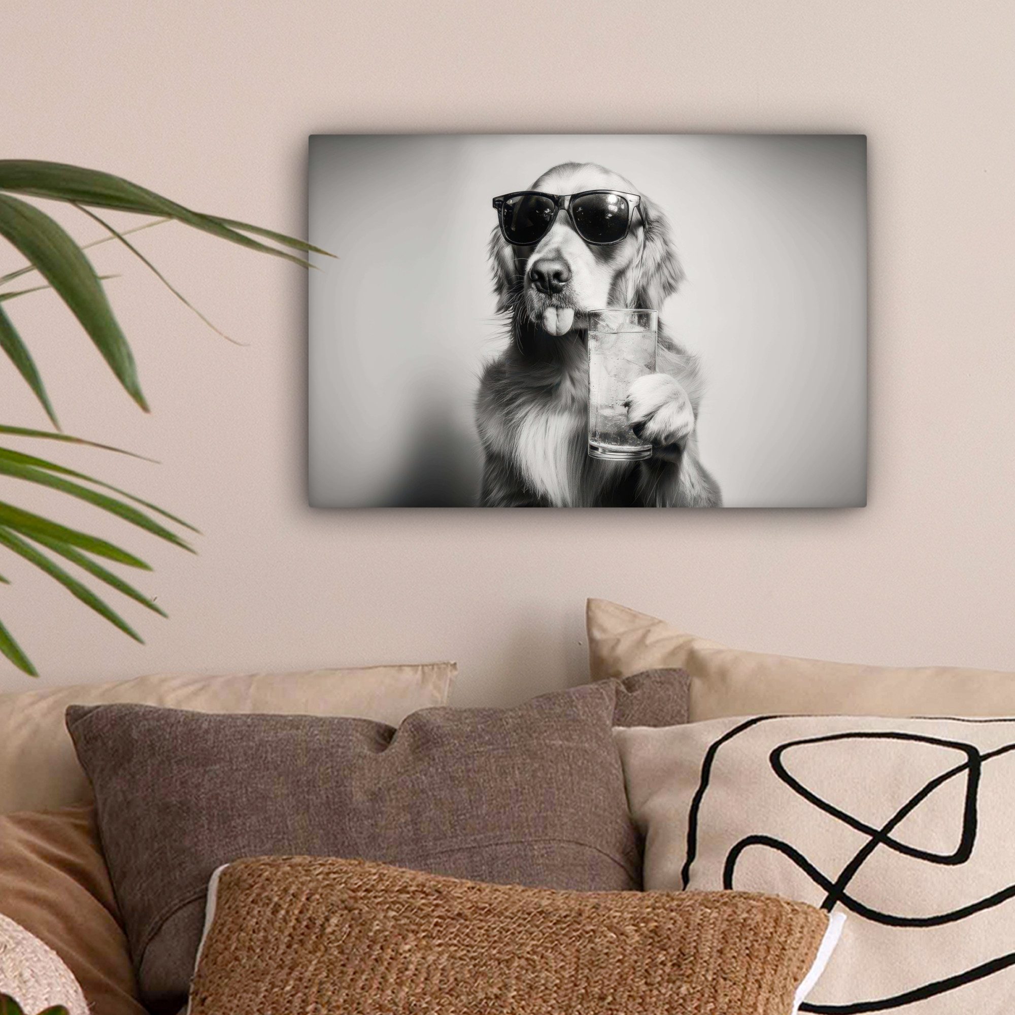 OneMillionCanvasses® Leinwandbild Golden Retriever - Hund günstig online kaufen