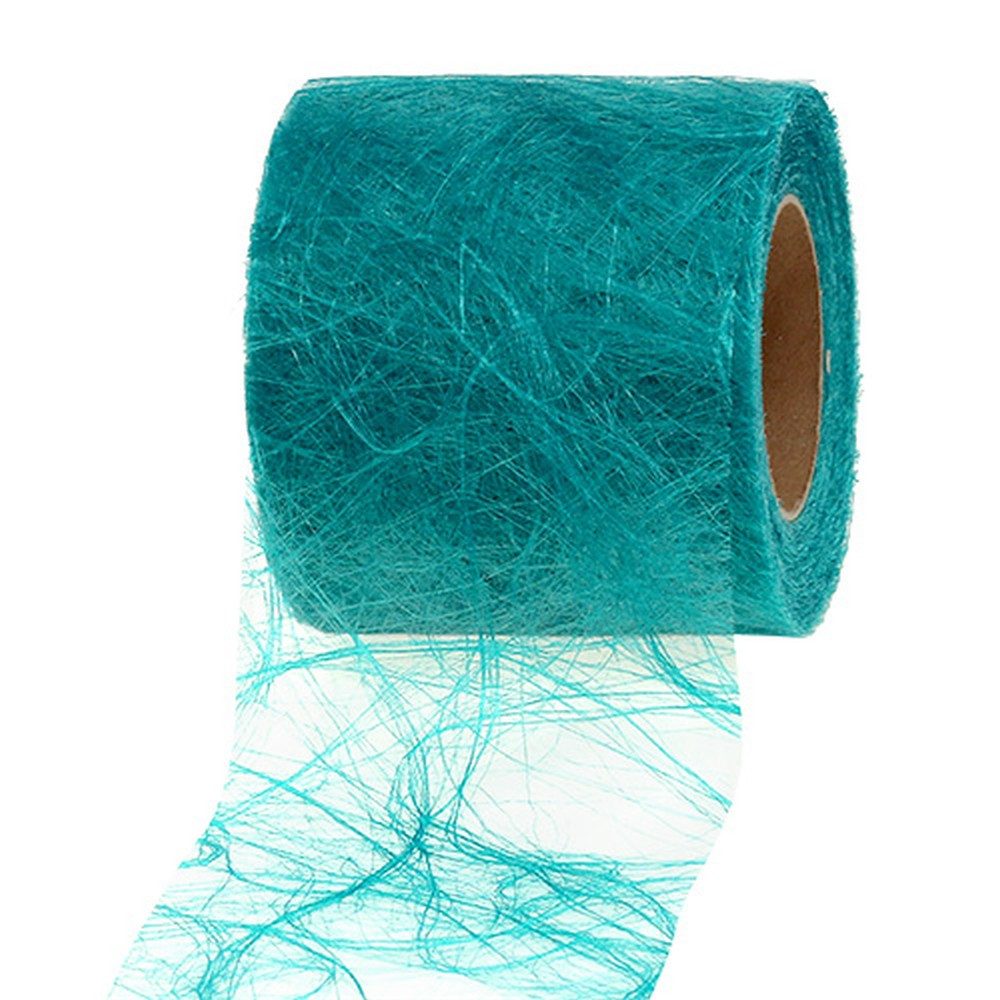 Florists Products Tischläufer Vlies 8cm x 25m Türkis - Dekoband für Floristik