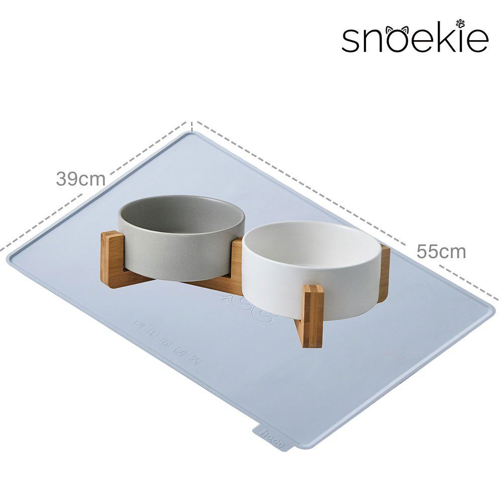 SNOEKIE Napf snoekie XL Silikon-Futtermatte Rutschfest, Wasserdicht, Extra Groß