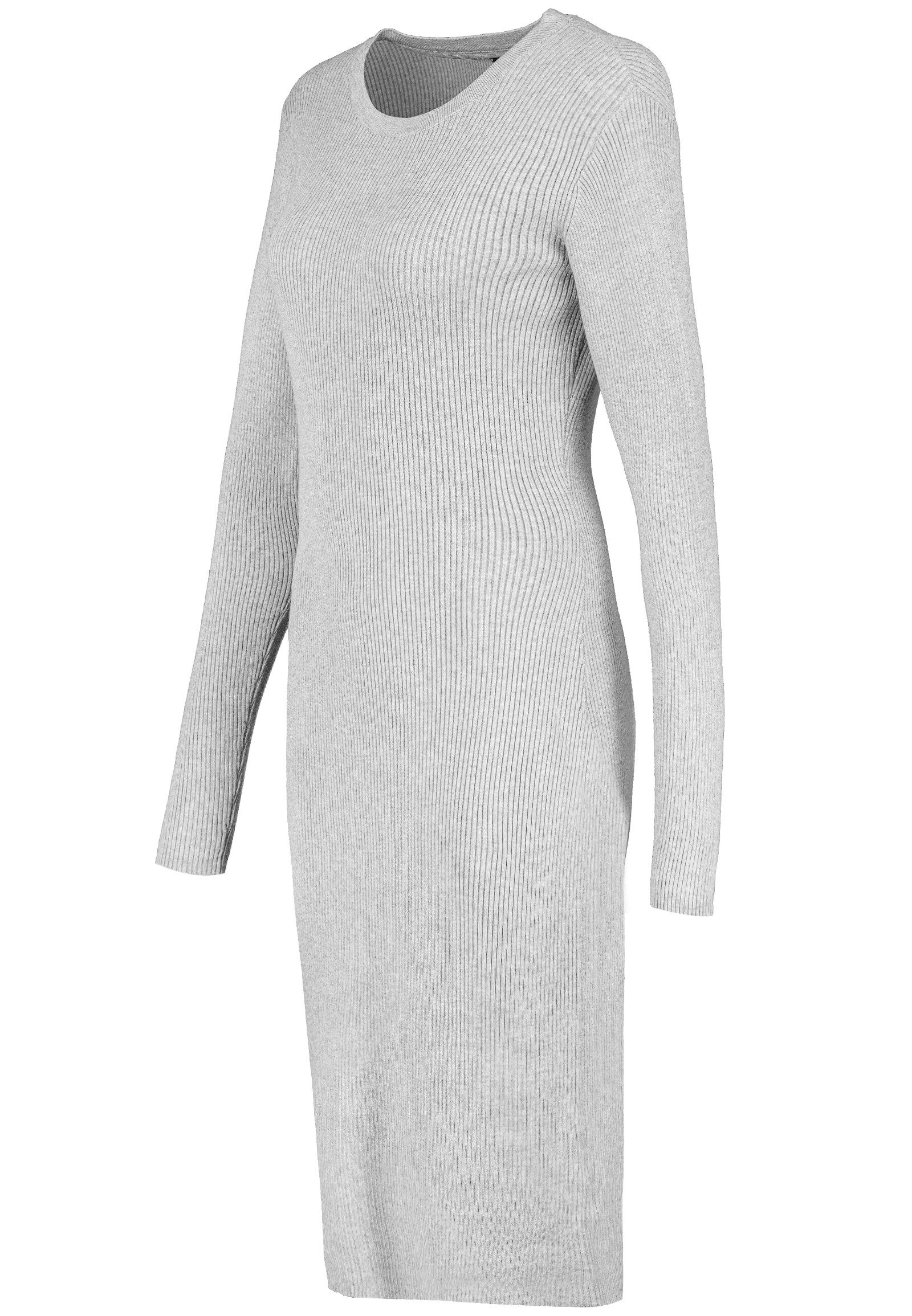 Eight2Nine Shirtkleid Geripptes, figurbetontes Outfit mit langen Ärmeln (lang, 1-tlg) D93050Z30372A_Dresses