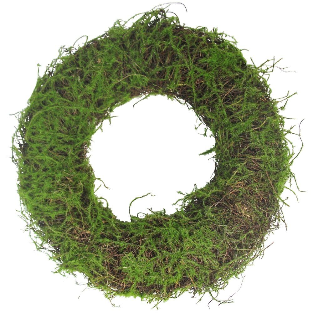 matches21 HOME & HOBBY Dekokranz Dekokranz mit Moos & Rebenholz Dekokranz Holz 1 Stk Ø 40 cm, Indoor