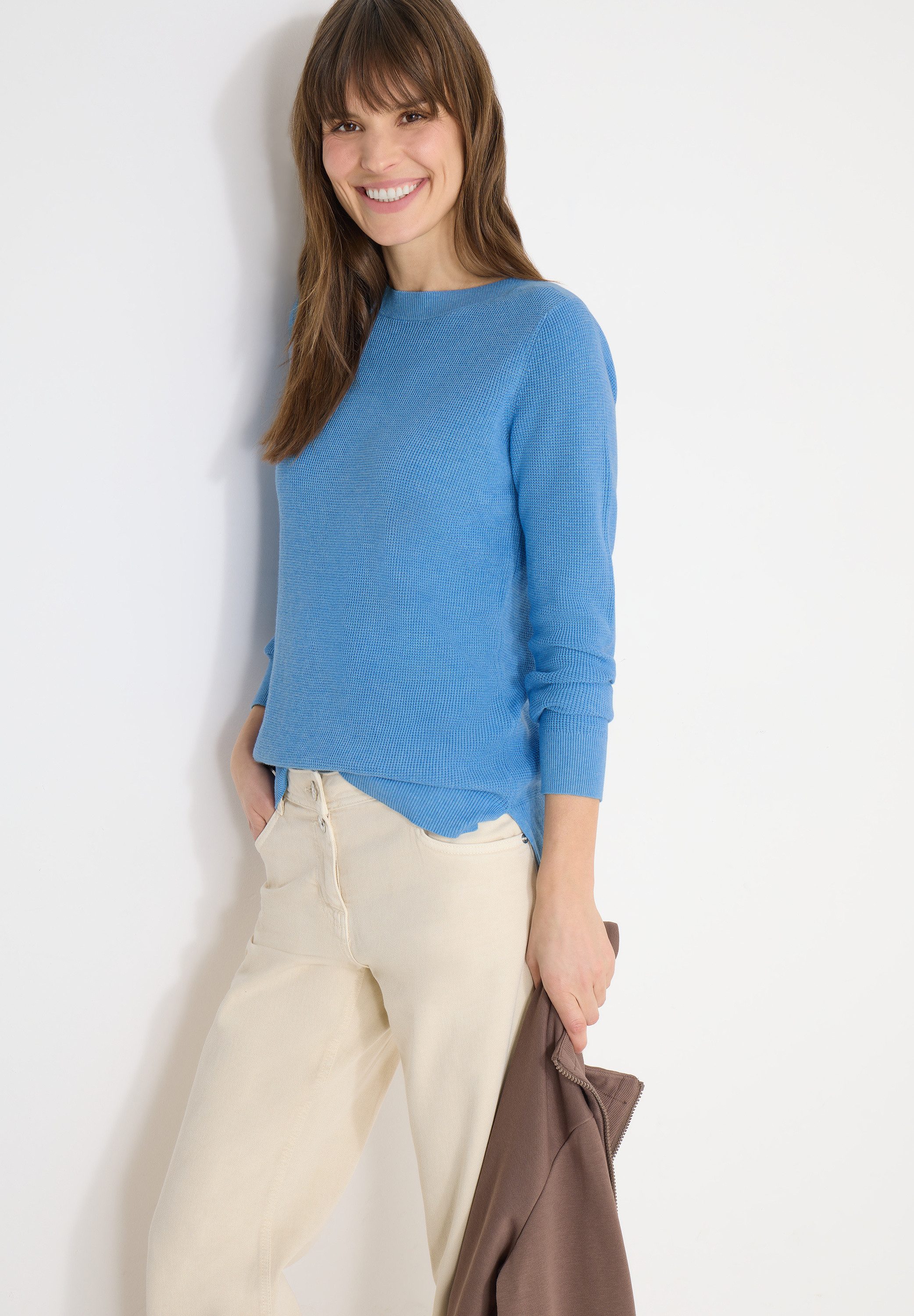 CECIL Strickpullover mit U-Boot-Ausschnitt