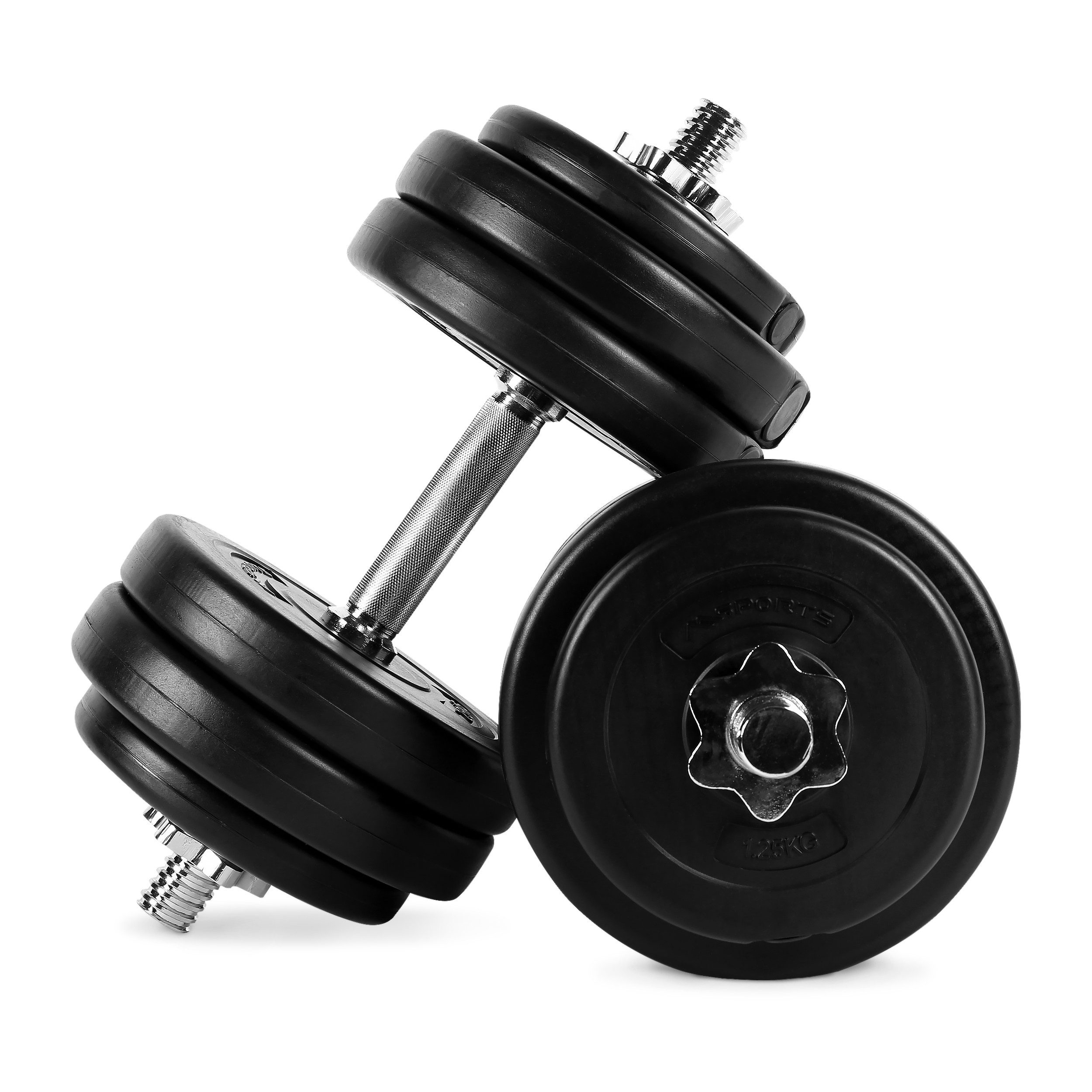 Hantel MSPORTS Hantelset - auswählbar - 20 kg oder 30 kg Kurzhantelset
