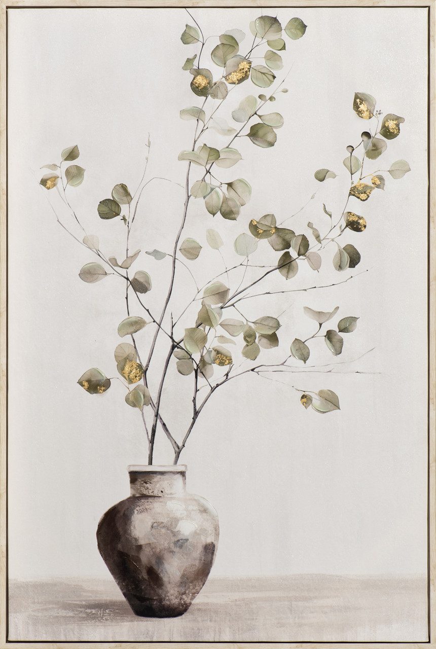 ArtUniverse Gemälde Soft Golden Green 60x90 cm, .